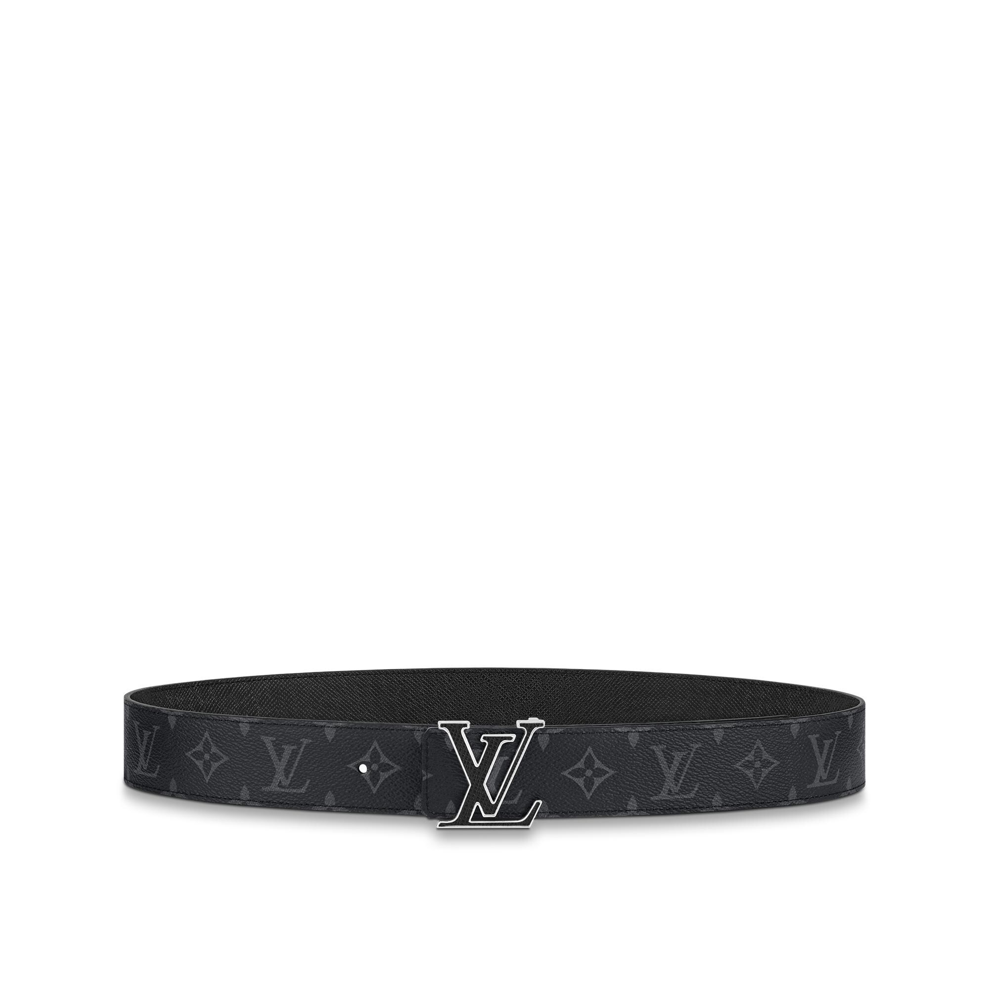 LV Initiales 40 mm Wendegürtel Taigarama Herren Accessoires Gürtel | LOUIS VUITTON (Zoom)