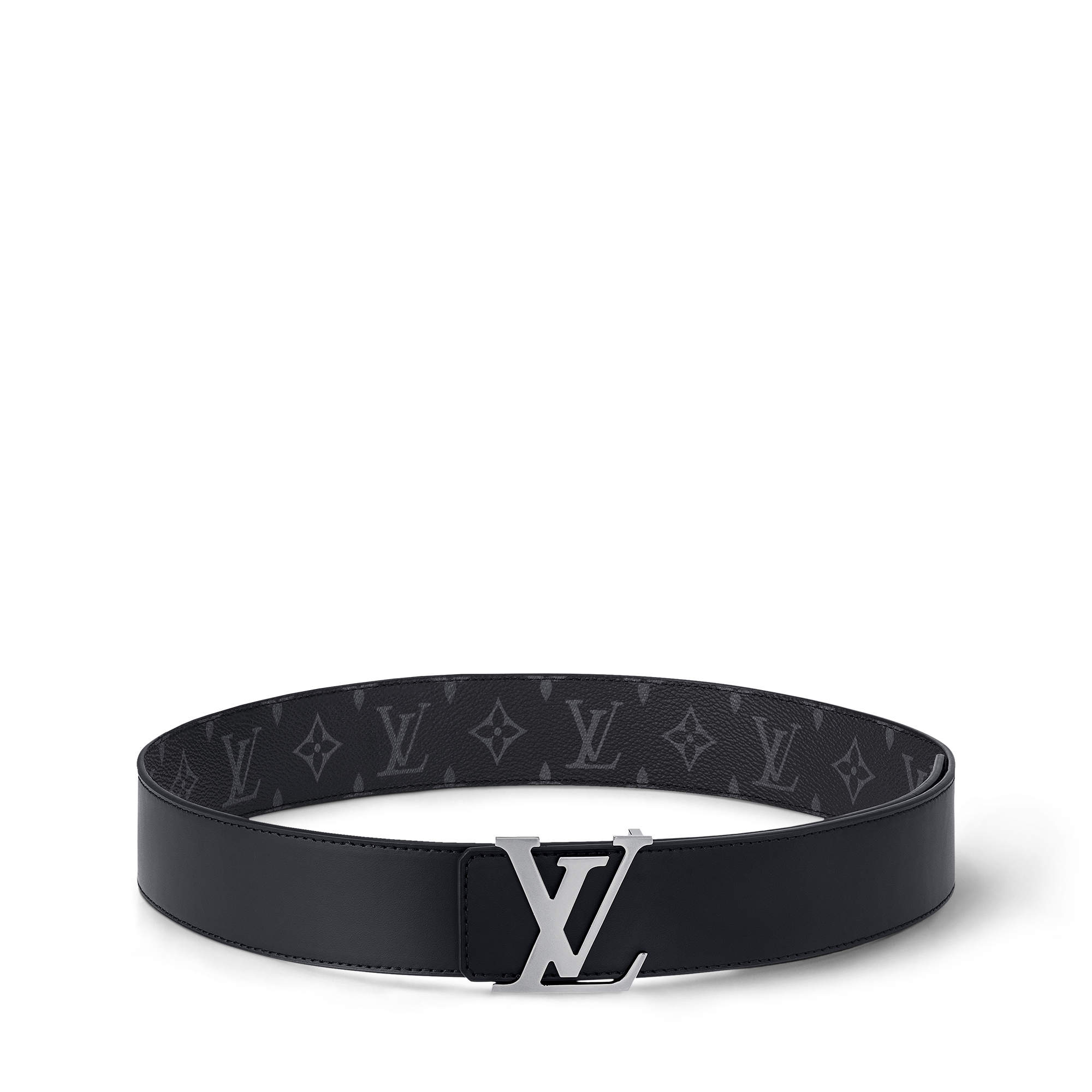 LV Initiales 40 mm Wendegürtel Monogram Eclipse Canvas Herren Accessoires Gürtel | LOUIS VUITTON (Zoom)