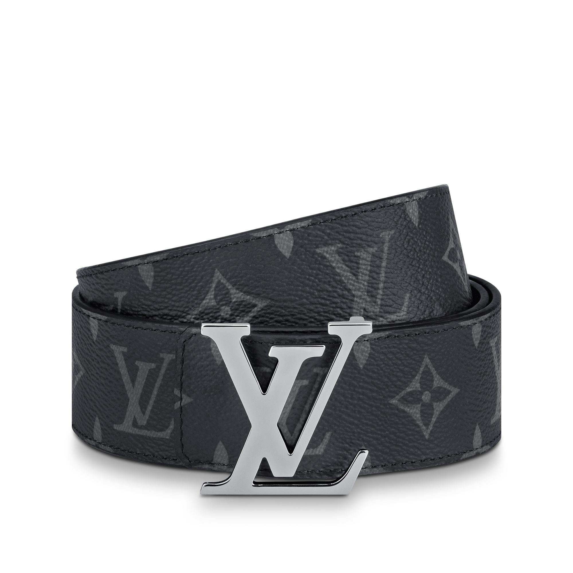 LV Initiales 40 mm Wendegürtel Monogram Eclipse Canvas Herren Accessoires Gürtel | LOUIS VUITTON (Zoom)