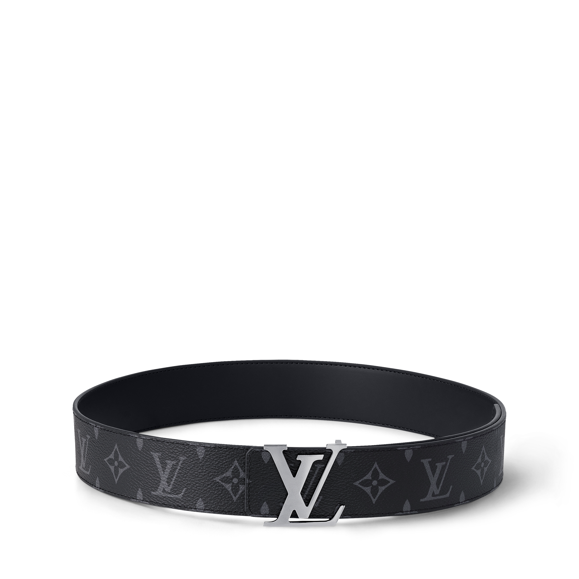 LV Initiales 40 mm Wendegürtel Monogram Eclipse Canvas Herren Accessoires Gürtel | LOUIS VUITTON (Zoom)