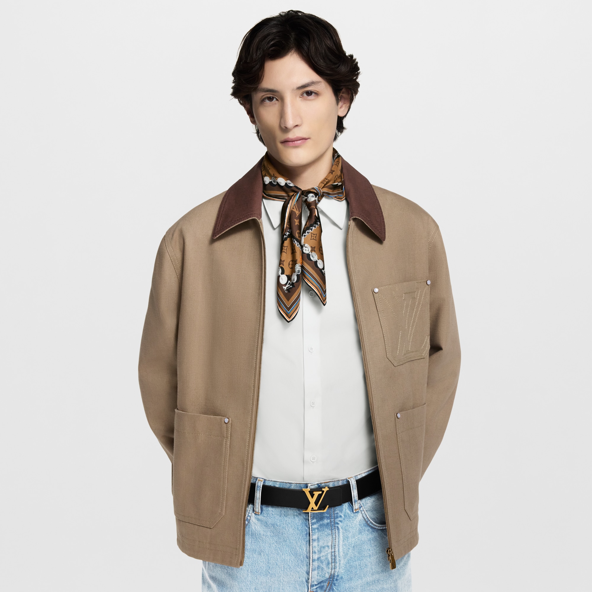 LV Initiales Blason Wendegürtel 40 mm  Herren Accessoires Gürtel | LOUIS VUITTON (Zoom)
