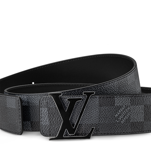 LV Initiales Damoflage Wendegürtel 40 mm Damoflage Herren Accessoires Gürtel | LOUIS VUITTON (Zoom)