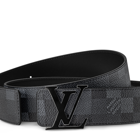 LV Initiales Damoflage Wendegürtel 40 mm Damoflage Herren Accessoires Gürtel | LOUIS VUITTON (Zoom)