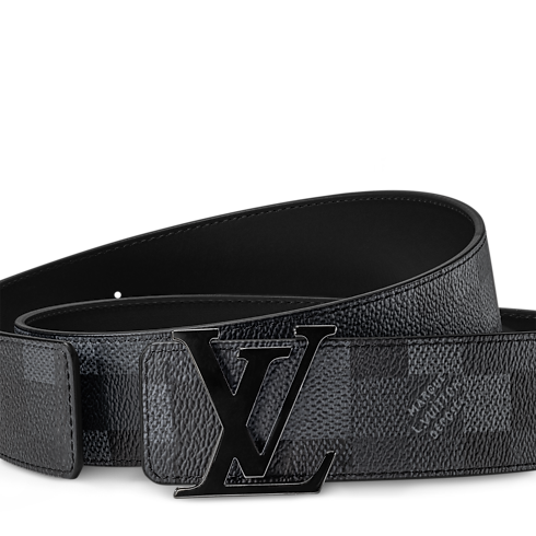 LV Initiales Damoflage Wendegürtel 40 mm Damoflage Herren Accessoires Gürtel | LOUIS VUITTON (Zoom)