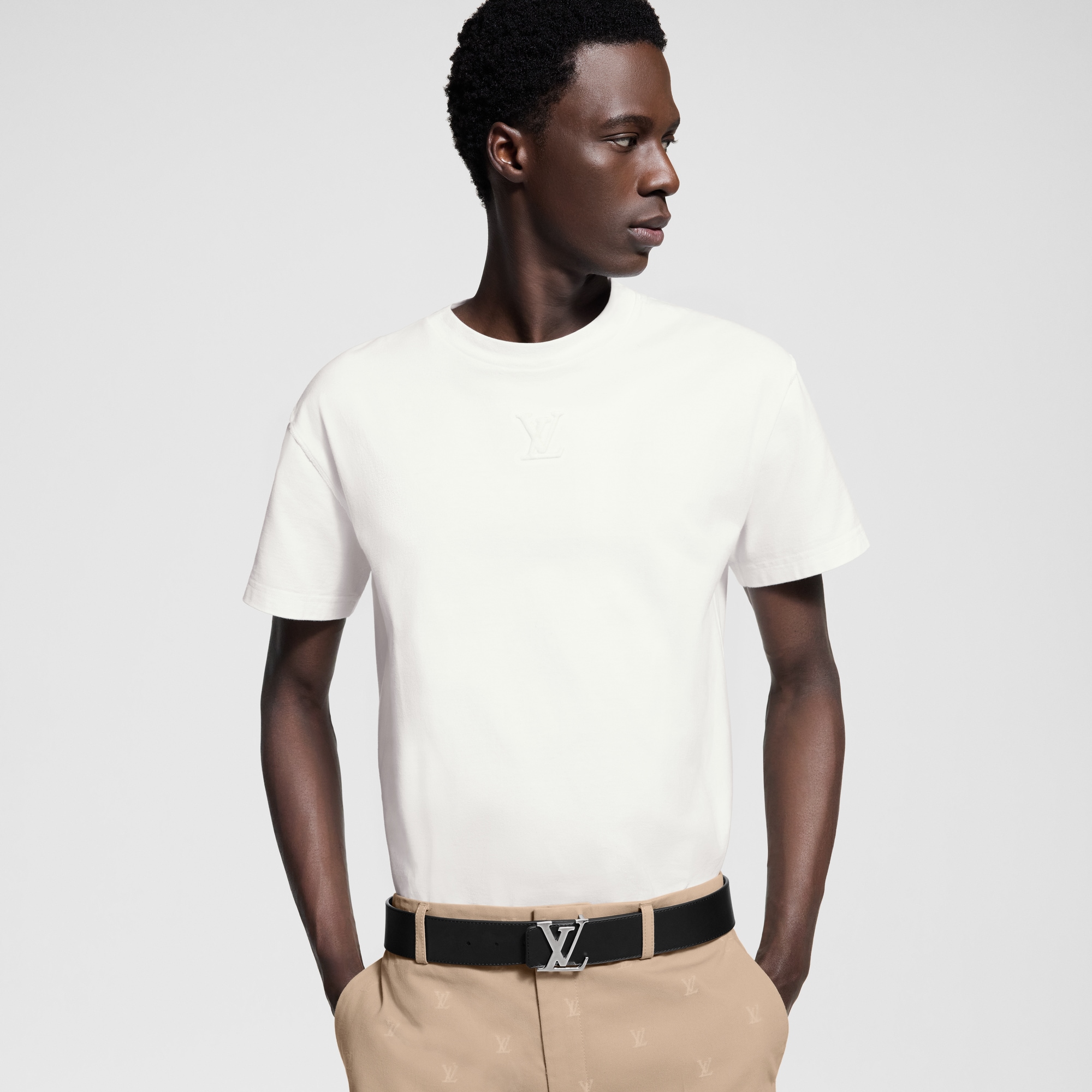 LV Initiales Monogram Wendegürtel Monogram Macassar Canvas Herren Accessoires Gürtel | LOUIS VUITTON (Zoom)