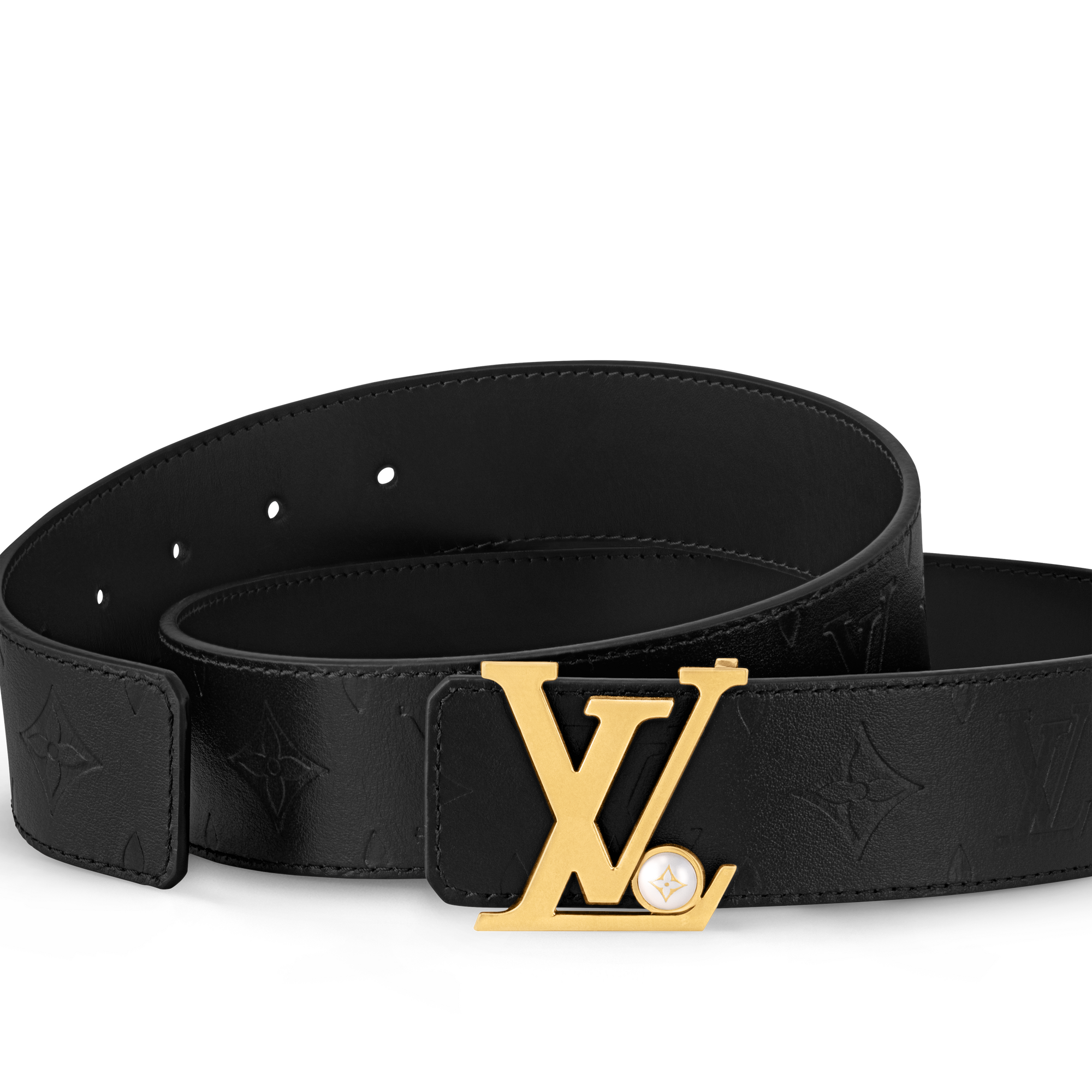 LV Initiales Pearls Wendegürtel 40 mm  Herren Accessoires Gürtel | LOUIS VUITTON (Zoom)