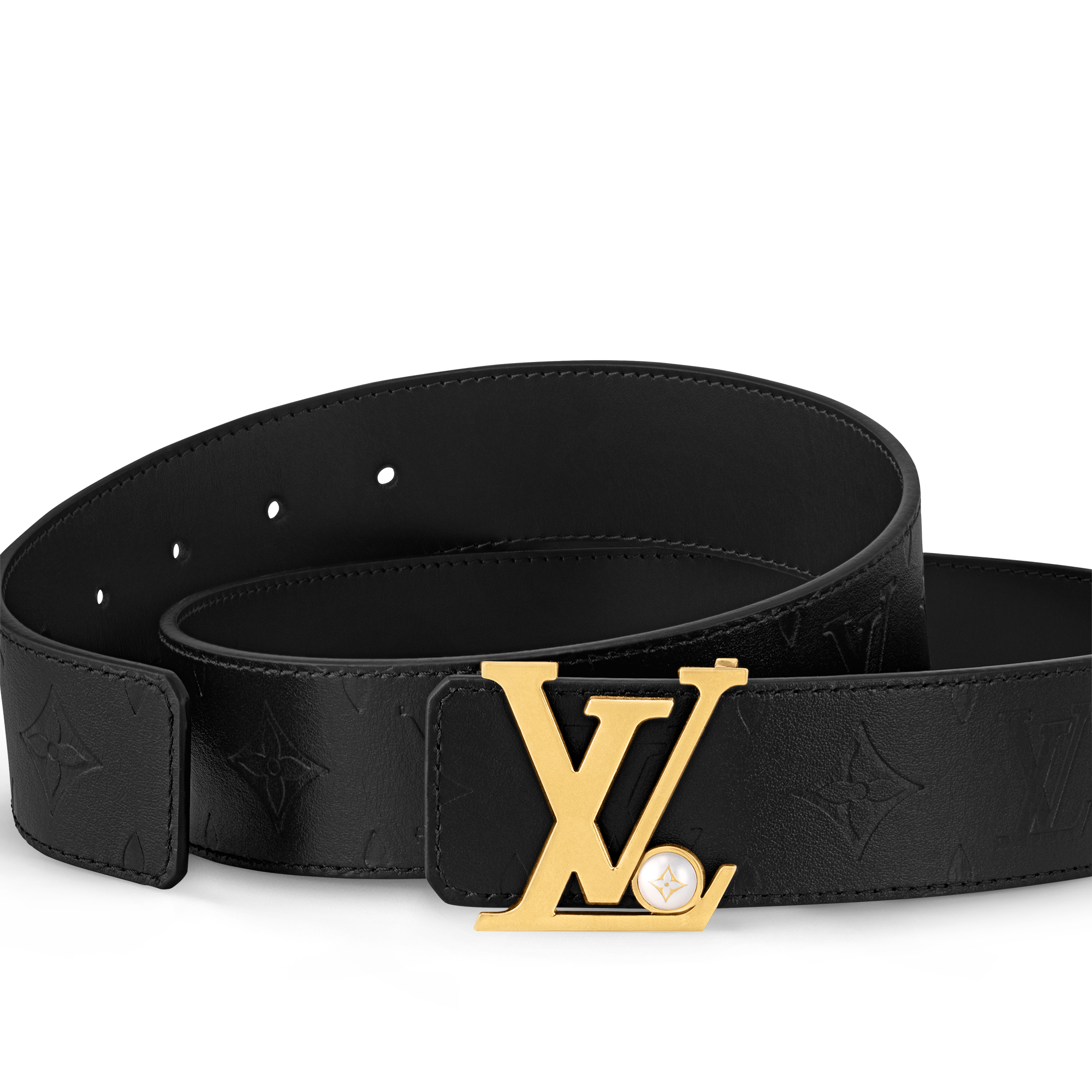 LV Initiales Pearls Wendegürtel 40 mm  Herren Accessoires Gürtel | LOUIS VUITTON (Zoom)