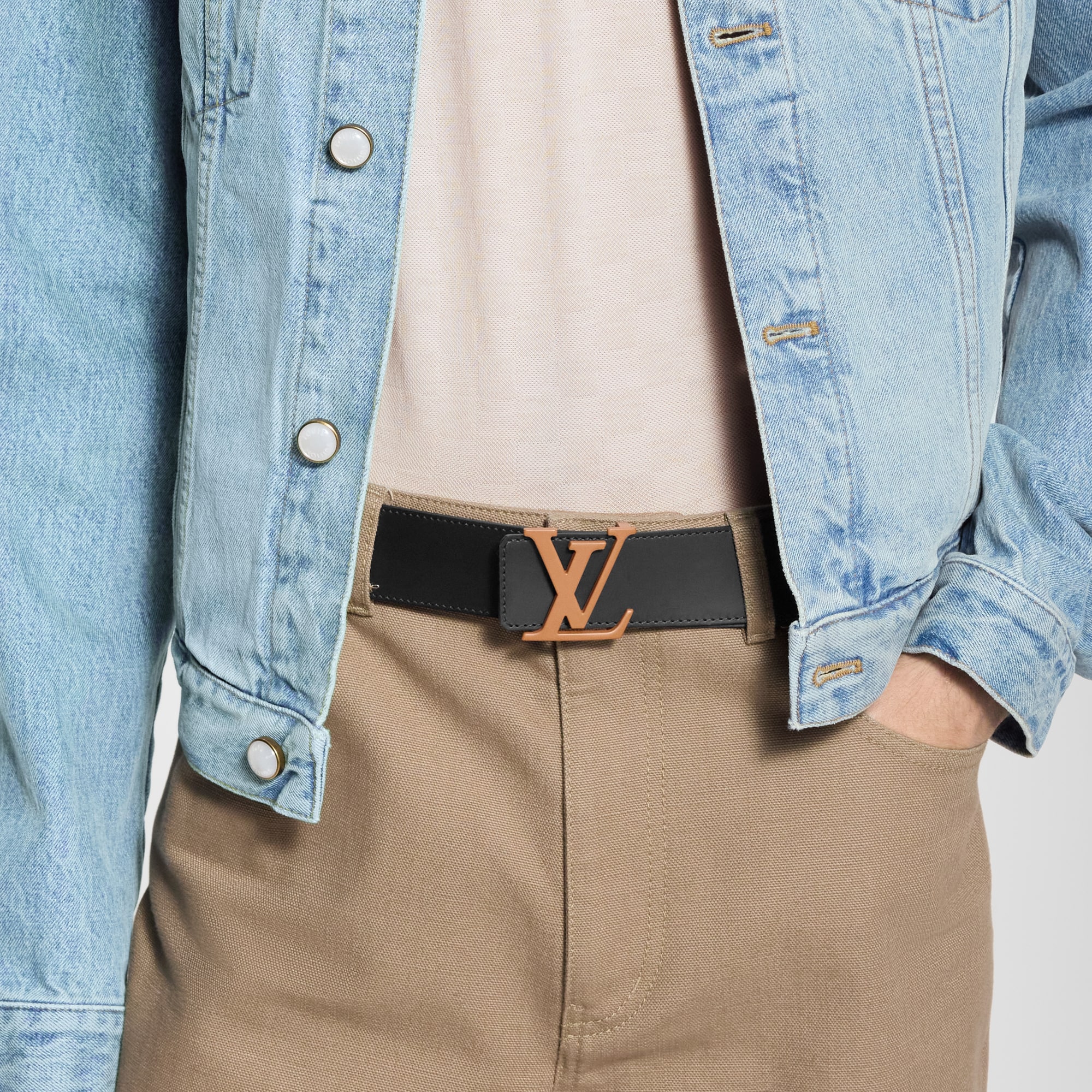 LV Initiales Taurillon Monogram Wendegürtel 40 mm  Herren Accessoires Gürtel | LOUIS VUITTON (Zoom)