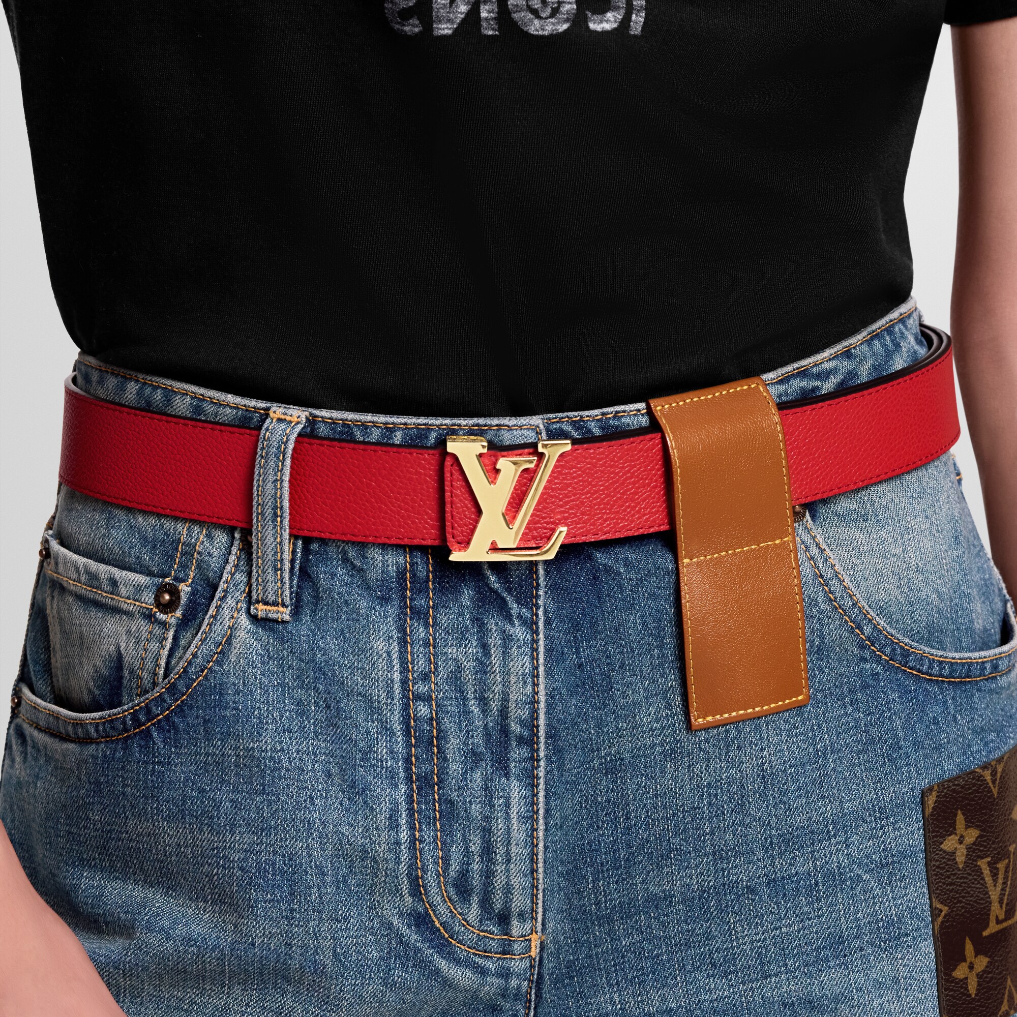 LV Initiales Wendegürtel 30 mm Monogram Canvas Damen Accessoires Gürtel | LOUIS VUITTON (Zoom)