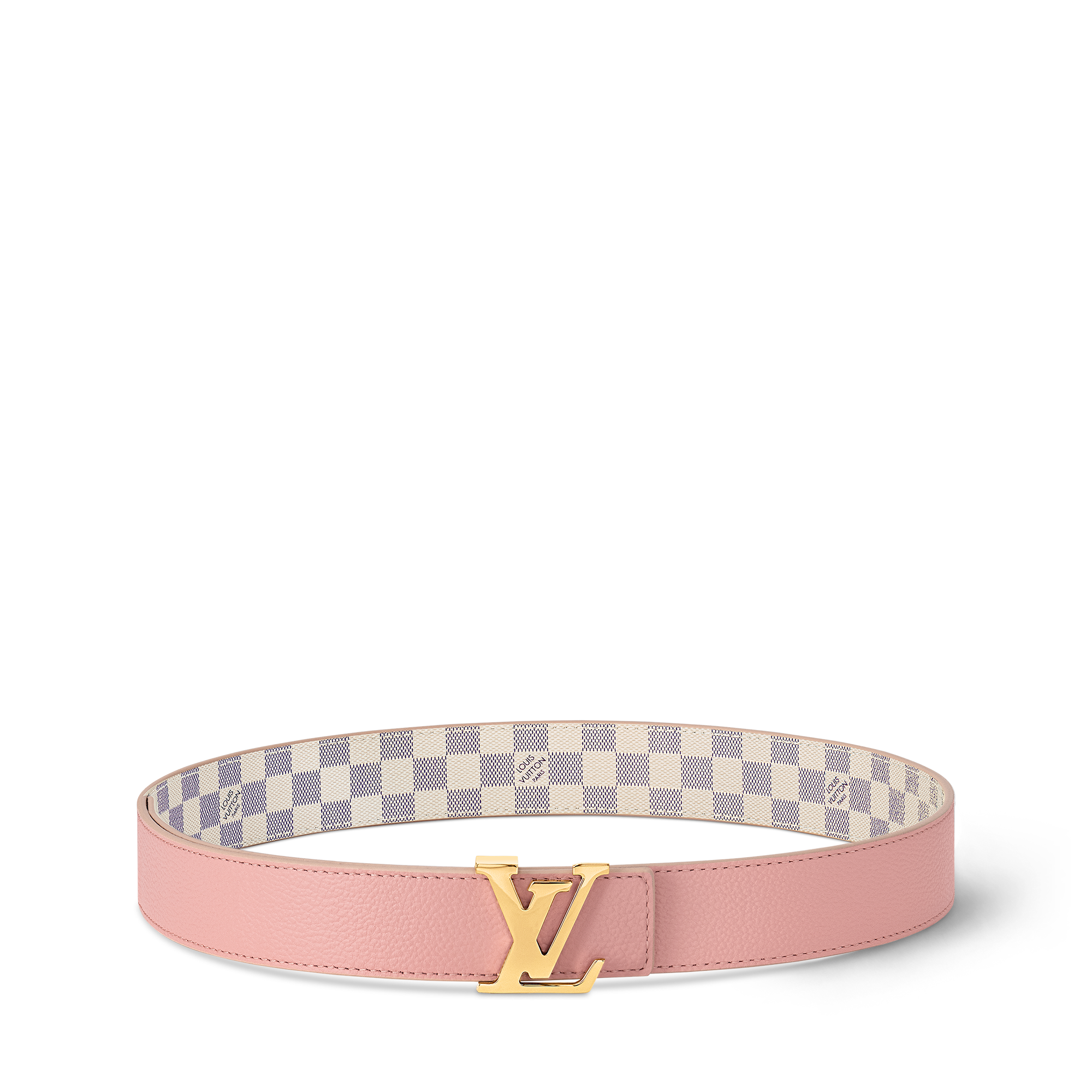 LV Initiales Wendegürtel 30 mm Damier Azur Canvas Damen Accessoires Gürtel | LOUIS VUITTON (Zoom)