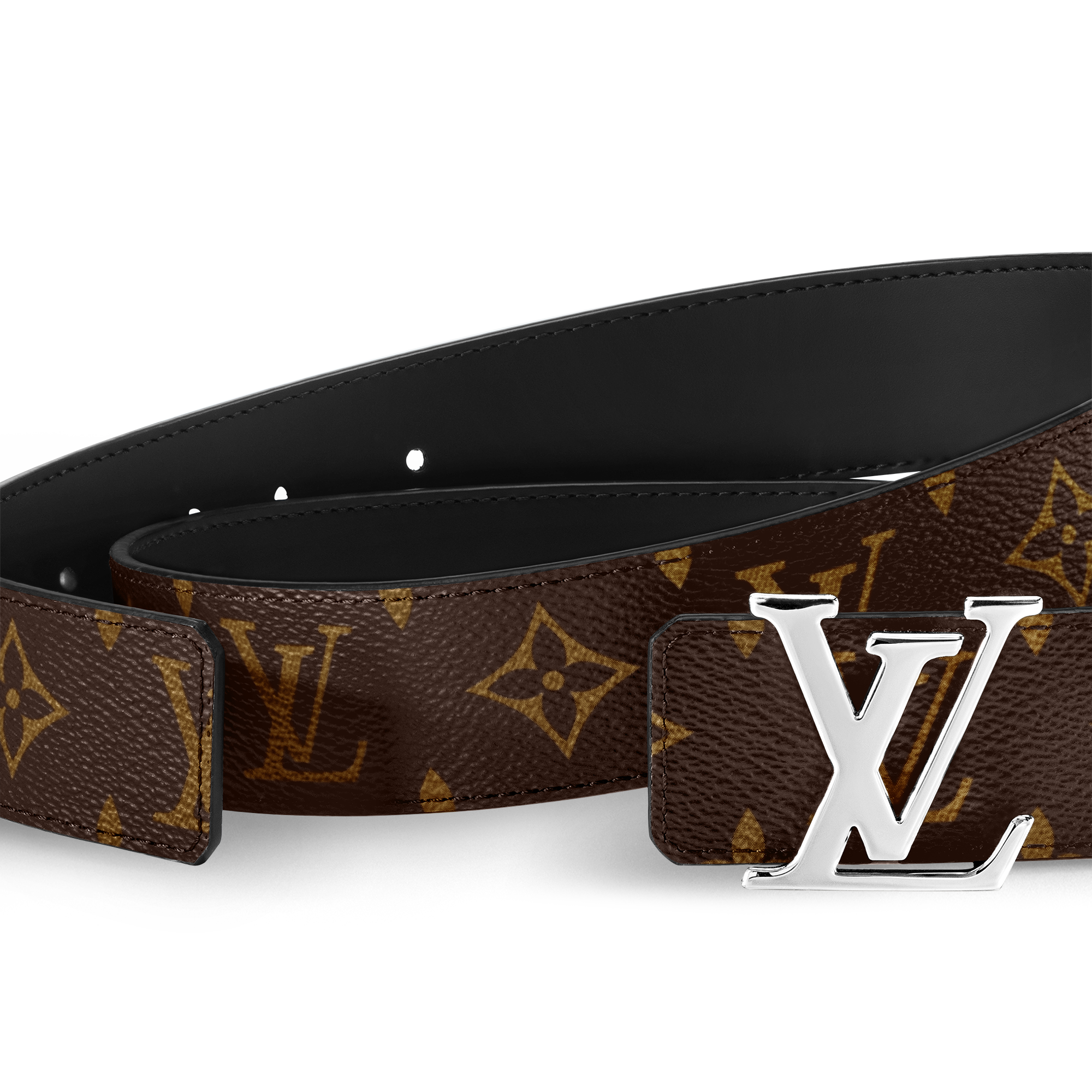 LV Initiales Wendegürtel 35 mm  Geschenkideen zum Fest Festliche Geschenke für Herren } | LOUIS VUITTON (Zoom)