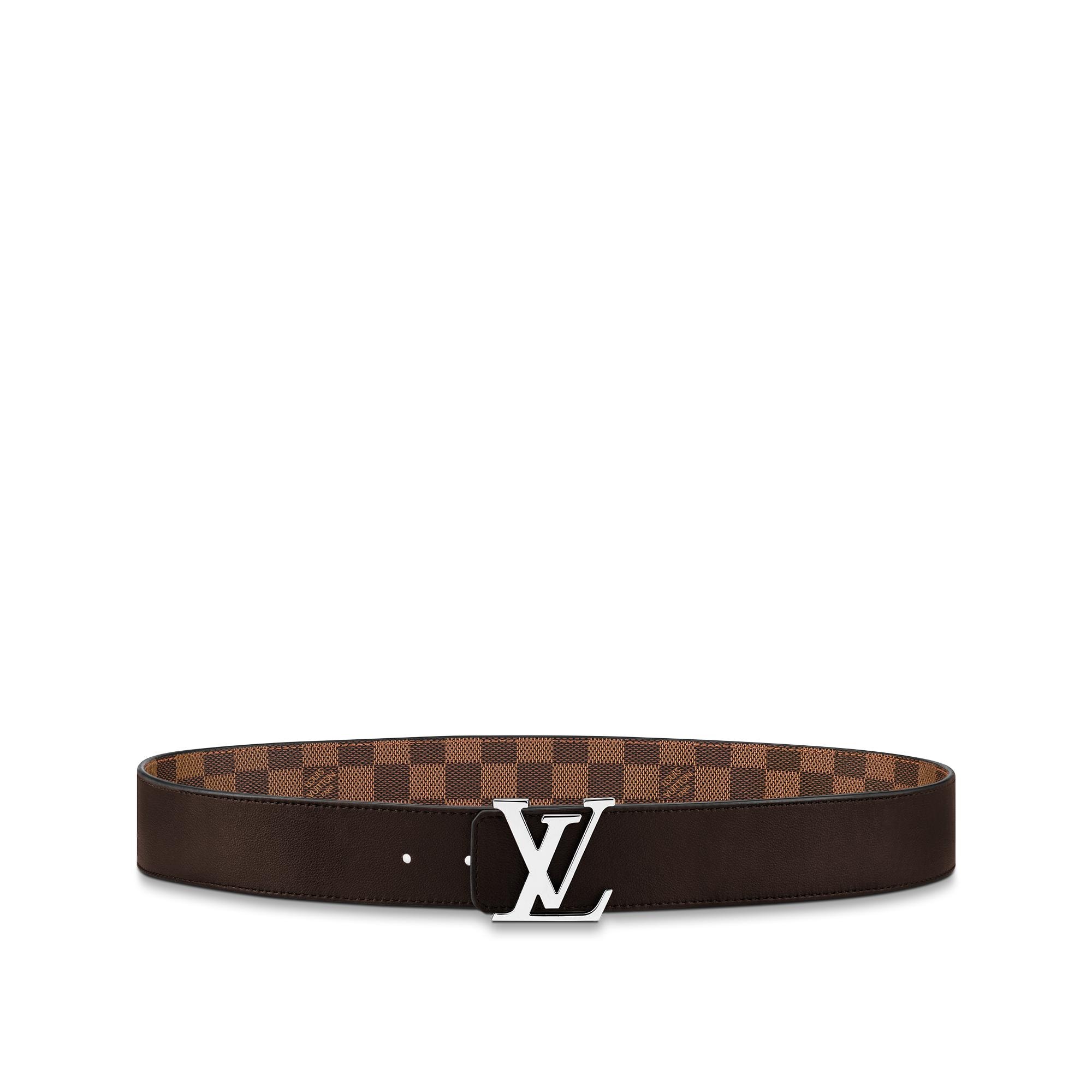 LV Initiales Wendegürtel 40 mm Damier Graphite Canvas Herren Accessoires Gürtel | LOUIS VUITTON (Zoom)
