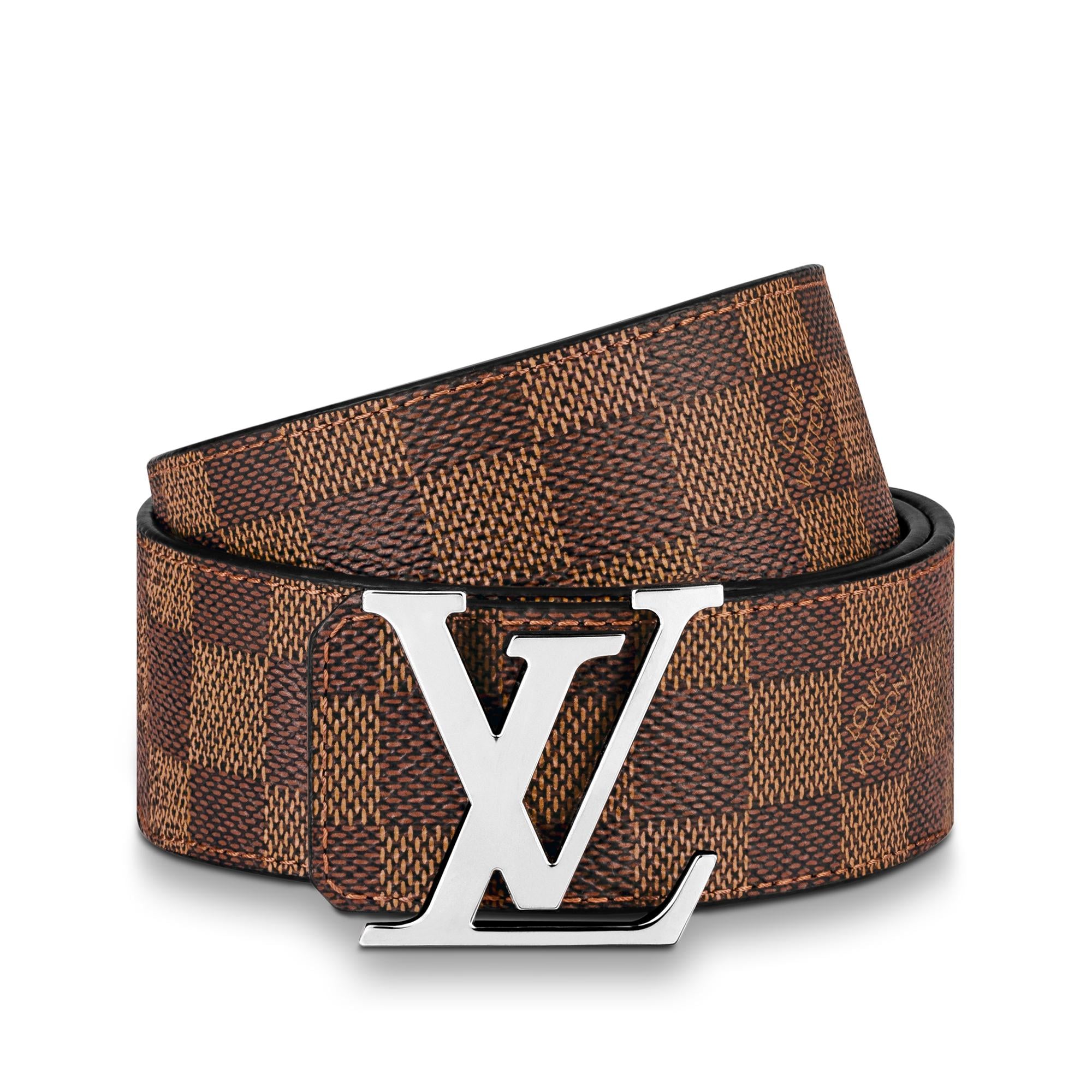 LV Initiales Wendegürtel 40 mm Damier Graphite Canvas Herren Accessoires Gürtel | LOUIS VUITTON (Zoom)