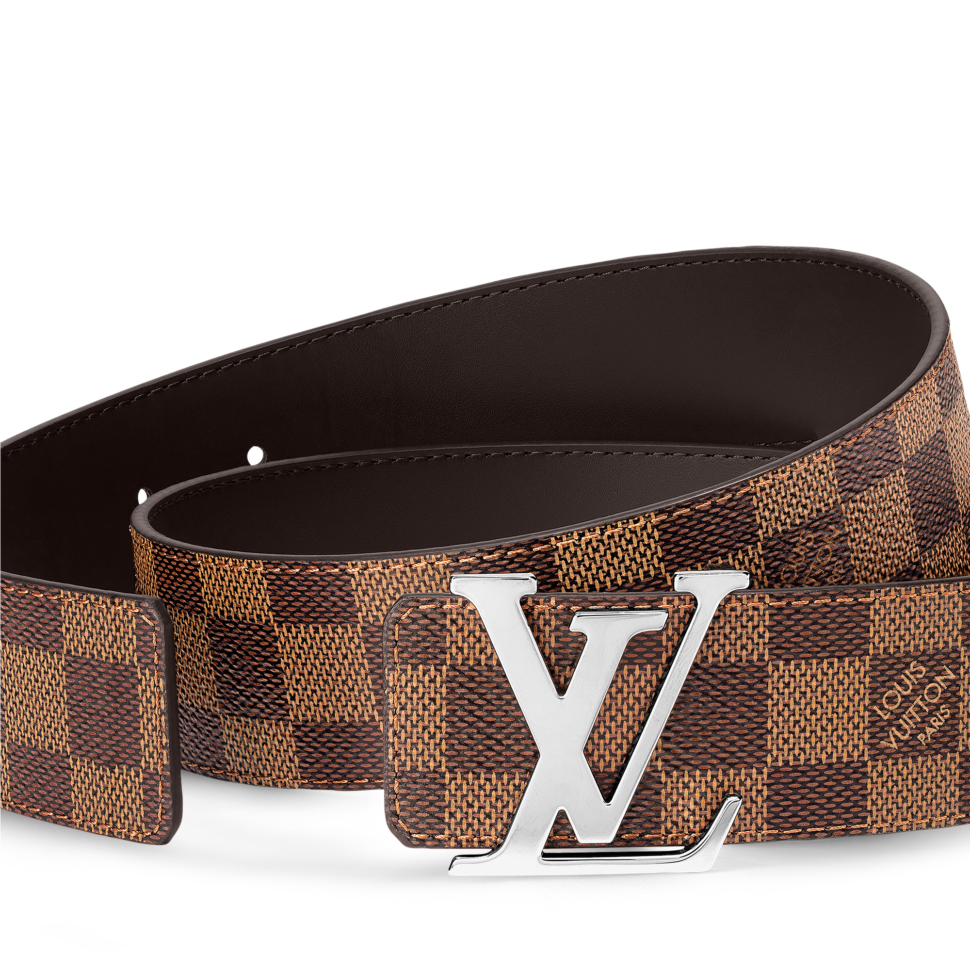 LV Initiales Wendegürtel 40 mm Damier Graphite Canvas Herren Accessoires Gürtel | LOUIS VUITTON (Zoom)
