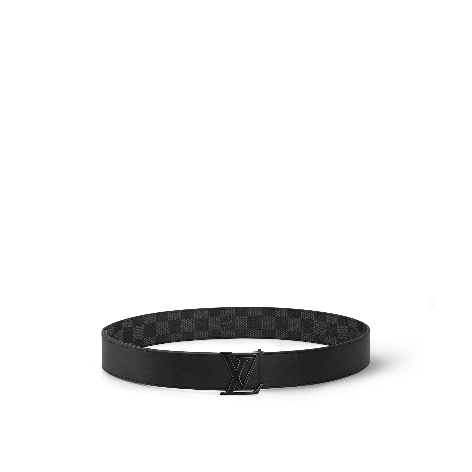 LV Initiales Wendegürtel 40 mm Damier Graphite Canvas Herren Accessoires Gürtel | LOUIS VUITTON (Zoom)