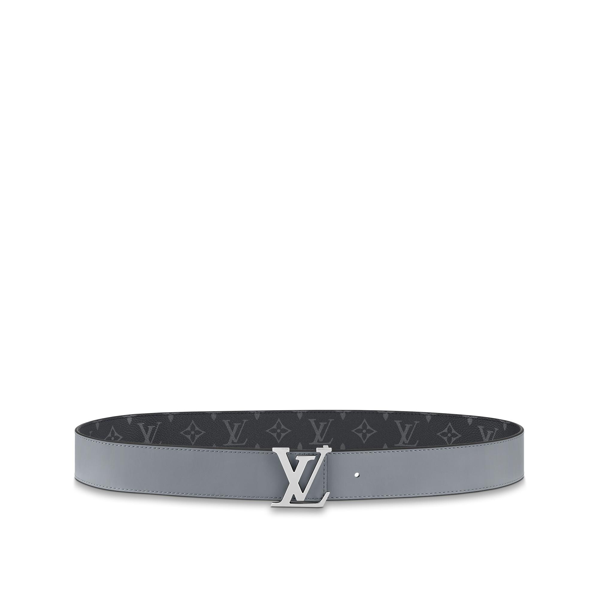 LV Initiales Wendegürtel 40 mm Monogram Eclipse Canvas Herren Accessoires Gürtel | LOUIS VUITTON (Zoom)