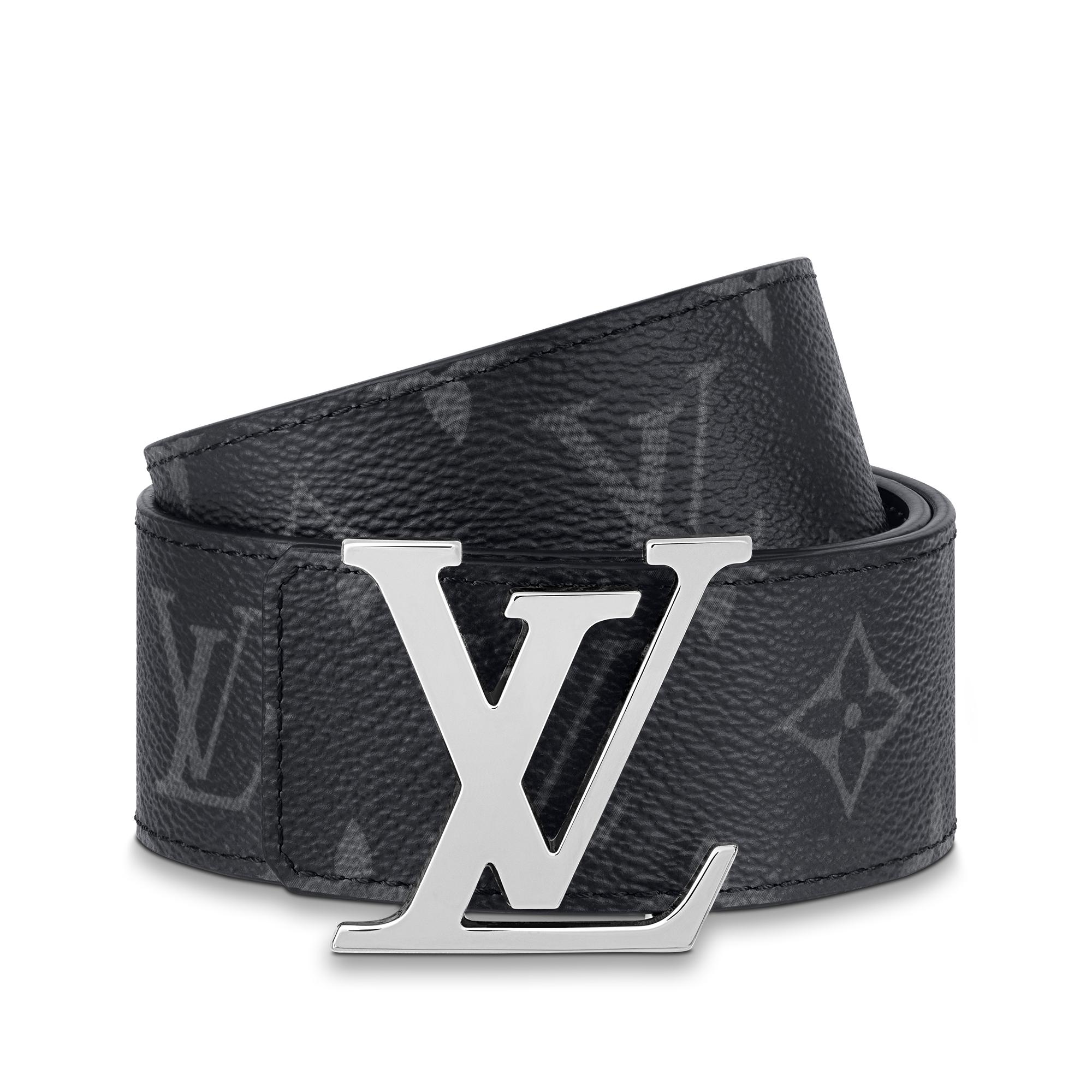 LV Initiales Wendegürtel 40 mm Monogram Eclipse Canvas Herren Accessoires Gürtel | LOUIS VUITTON (Zoom)