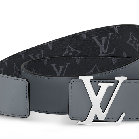 LV Initiales Wendegürtel 40 mm Monogram Eclipse Canvas Herren Accessoires Gürtel | LOUIS VUITTON (Zoom)