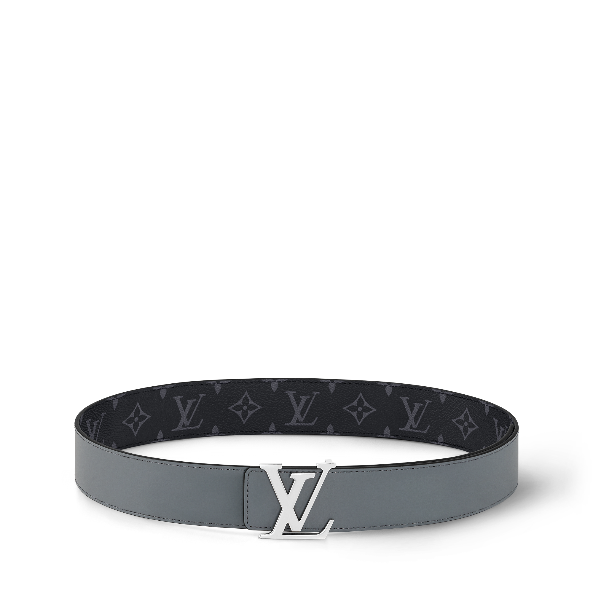 LV Initiales Wendegürtel 40 mm Monogram Eclipse Canvas Herren Accessoires Gürtel | LOUIS VUITTON (Zoom)