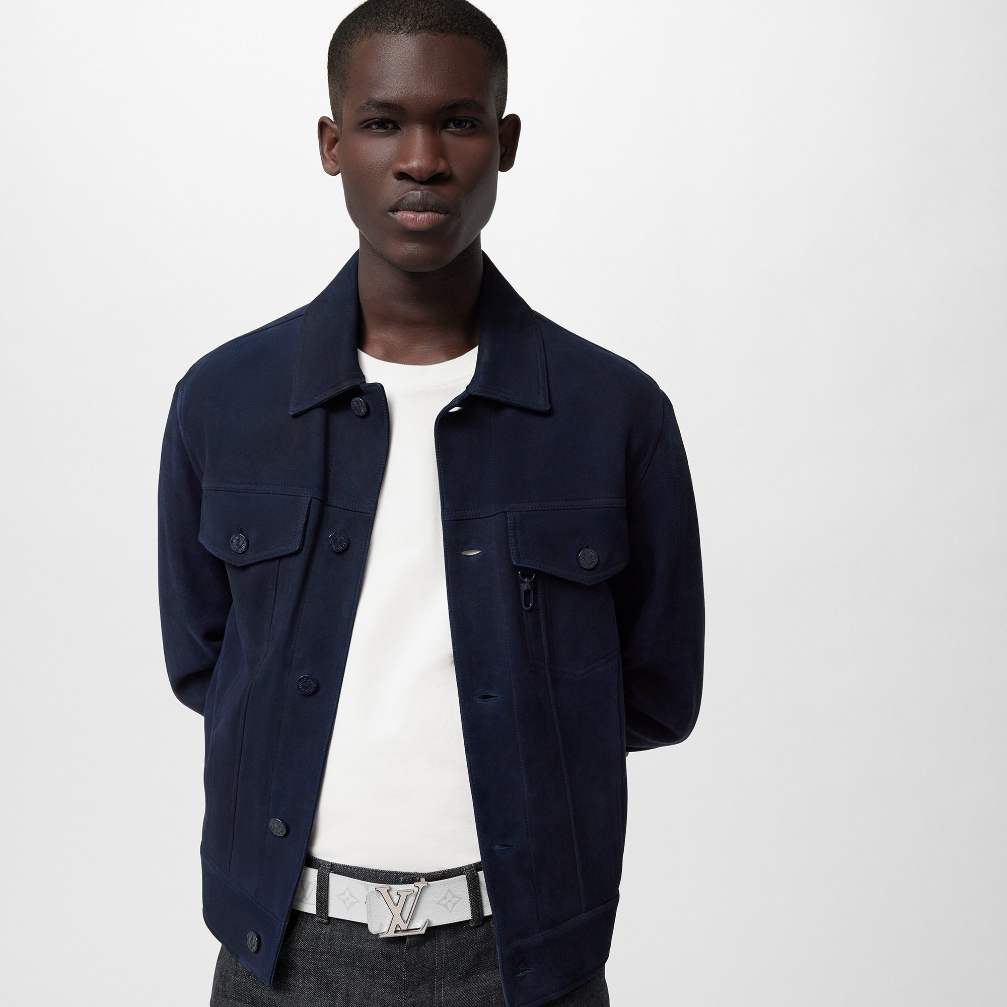 LV Initiales Wendegürtel 40 mm Taigarama Herren Accessoires Gürtel | LOUIS VUITTON (Zoom)