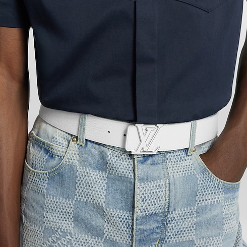 LV Initiales Wendegürtel 40 mm Taigarama Herren Accessoires Gürtel | LOUIS VUITTON (Zoom)