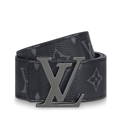LV Initiales Wendegürtel 40 mm Monogram Eclipse Canvas Herren Accessoires Gürtel | LOUIS VUITTON (Zoom)