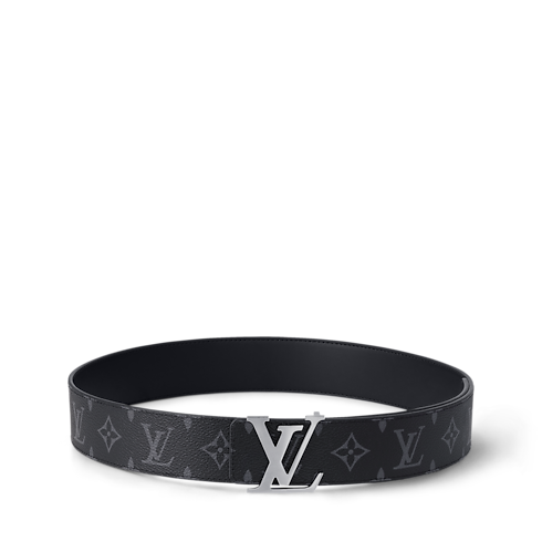 LV Initiales Wendegürtel 40 mm Monogram Eclipse Canvas Herren Accessoires Gürtel | LOUIS VUITTON (Zoom)
