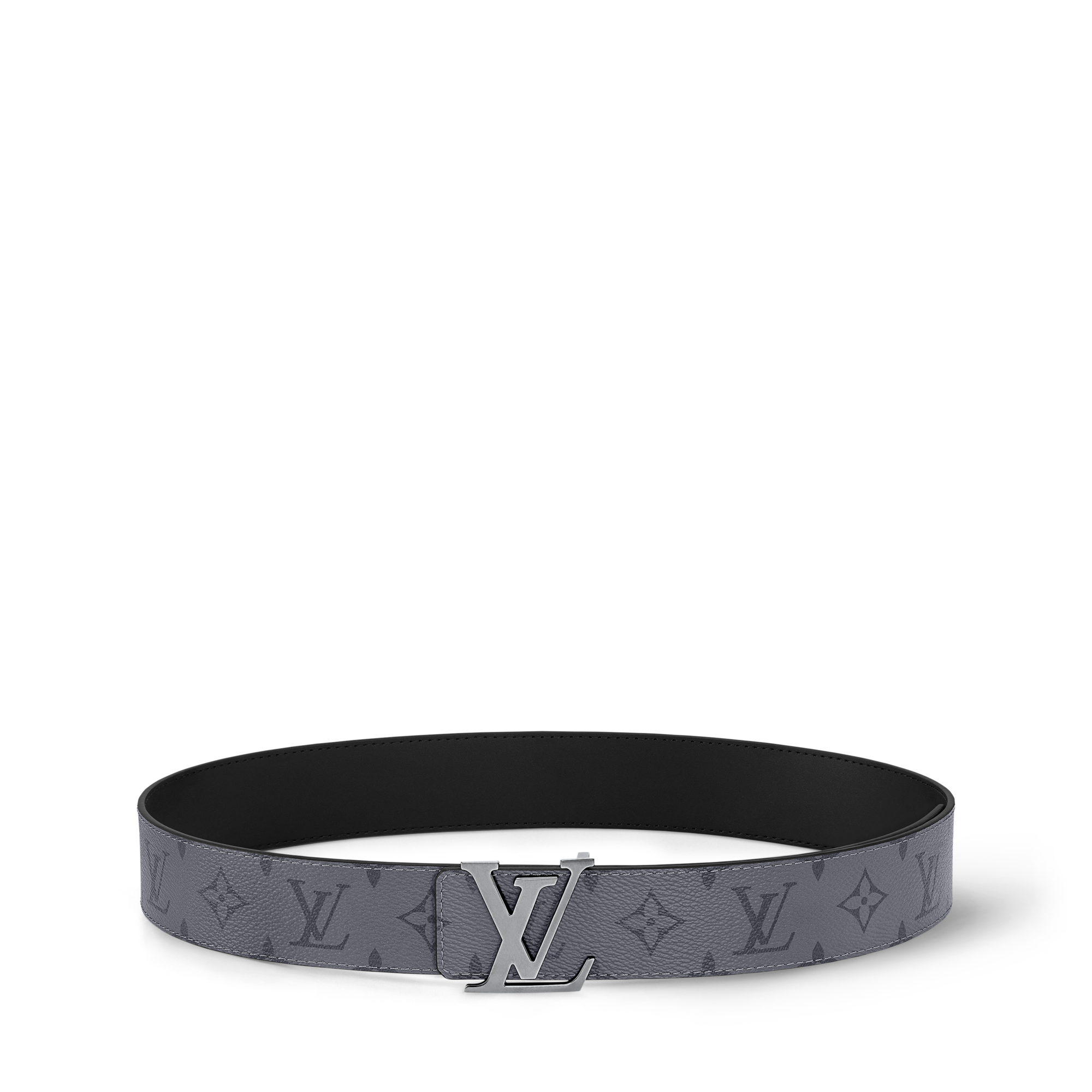 LV Initials Wendegürtel 40 mm Monogram Eclipse Reverse 