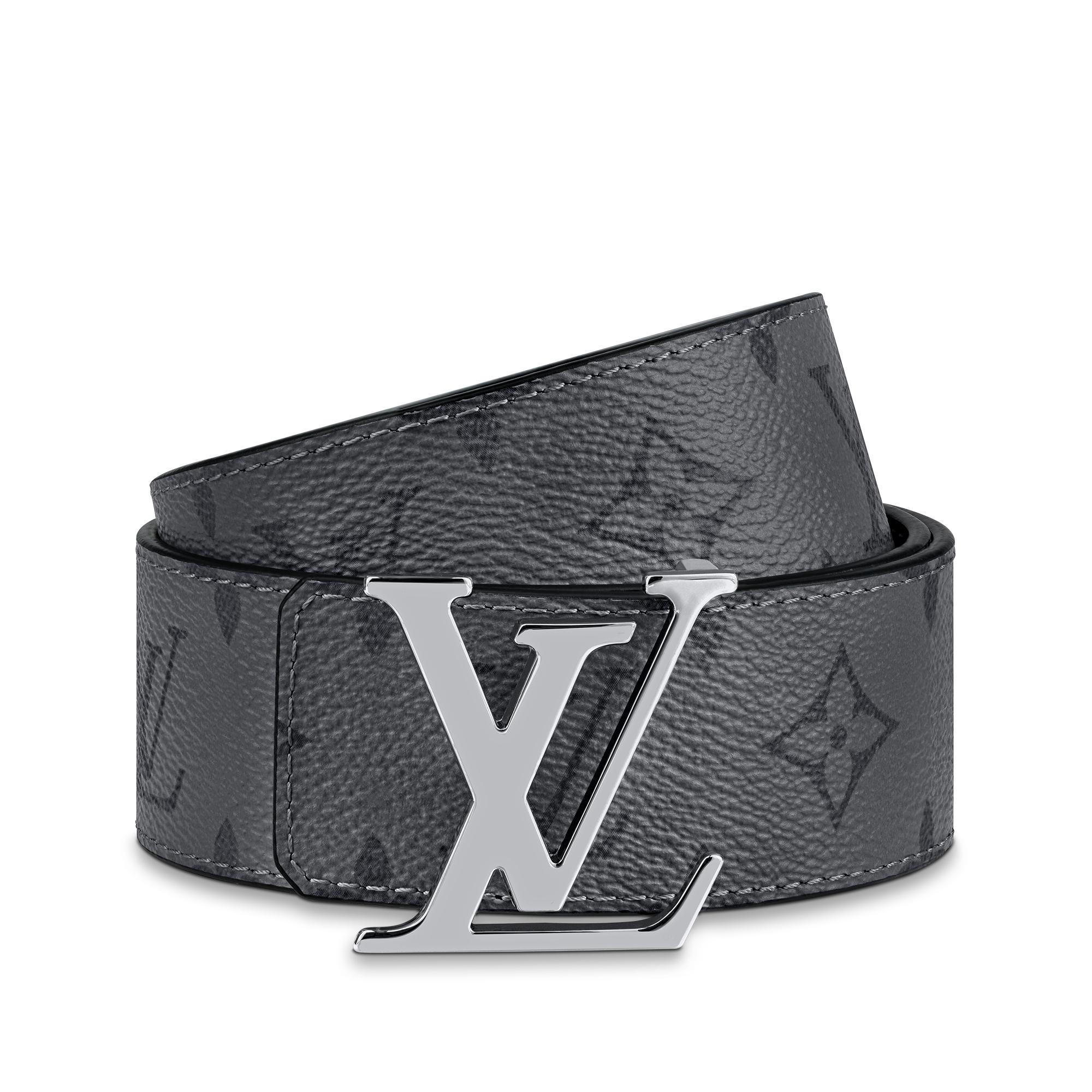 LV Initials Wendegürtel 40 mm Monogram Eclipse Reverse 