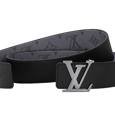 LV Initials Wendegürtel 40 mm Monogram Eclipse Reverse Herren Accessoires Gürtel | LOUIS VUITTON (Zoom)