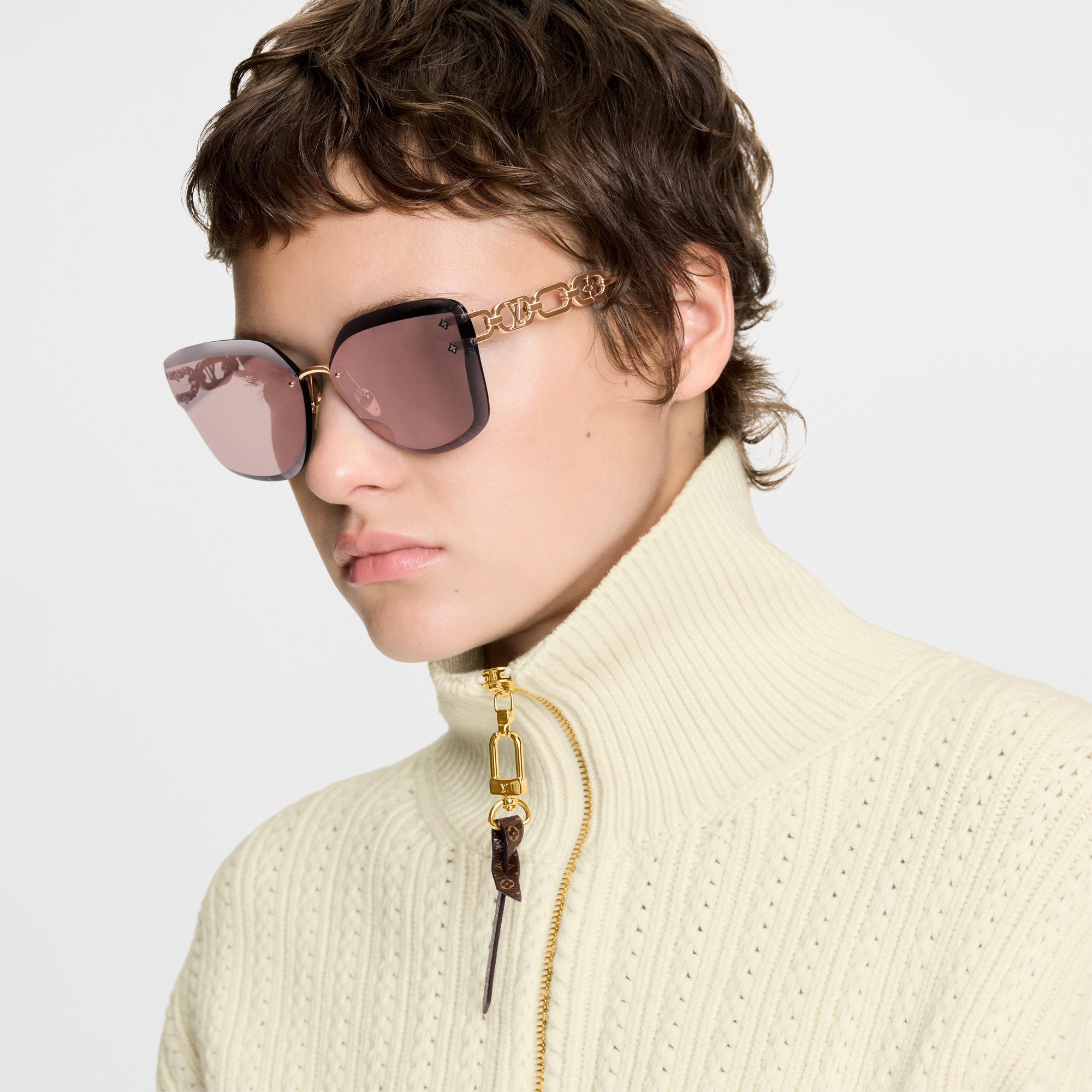 LV Jewel Cat Eye Sonnenbrille S00 Damen Accessoires Sonnenbrillen | LOUIS VUITTON (Zoom)