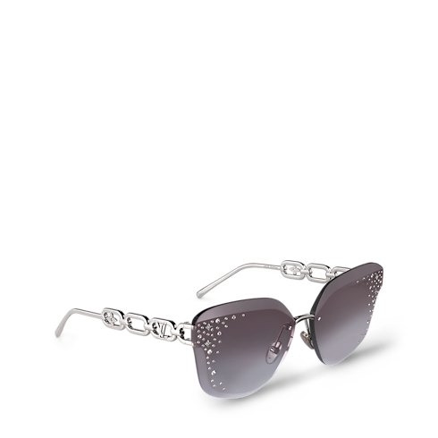 LV Jewel Frosted Sonnenbrille S00 Damen Accessoires Brillen | LOUIS VUITTON (Zoom)