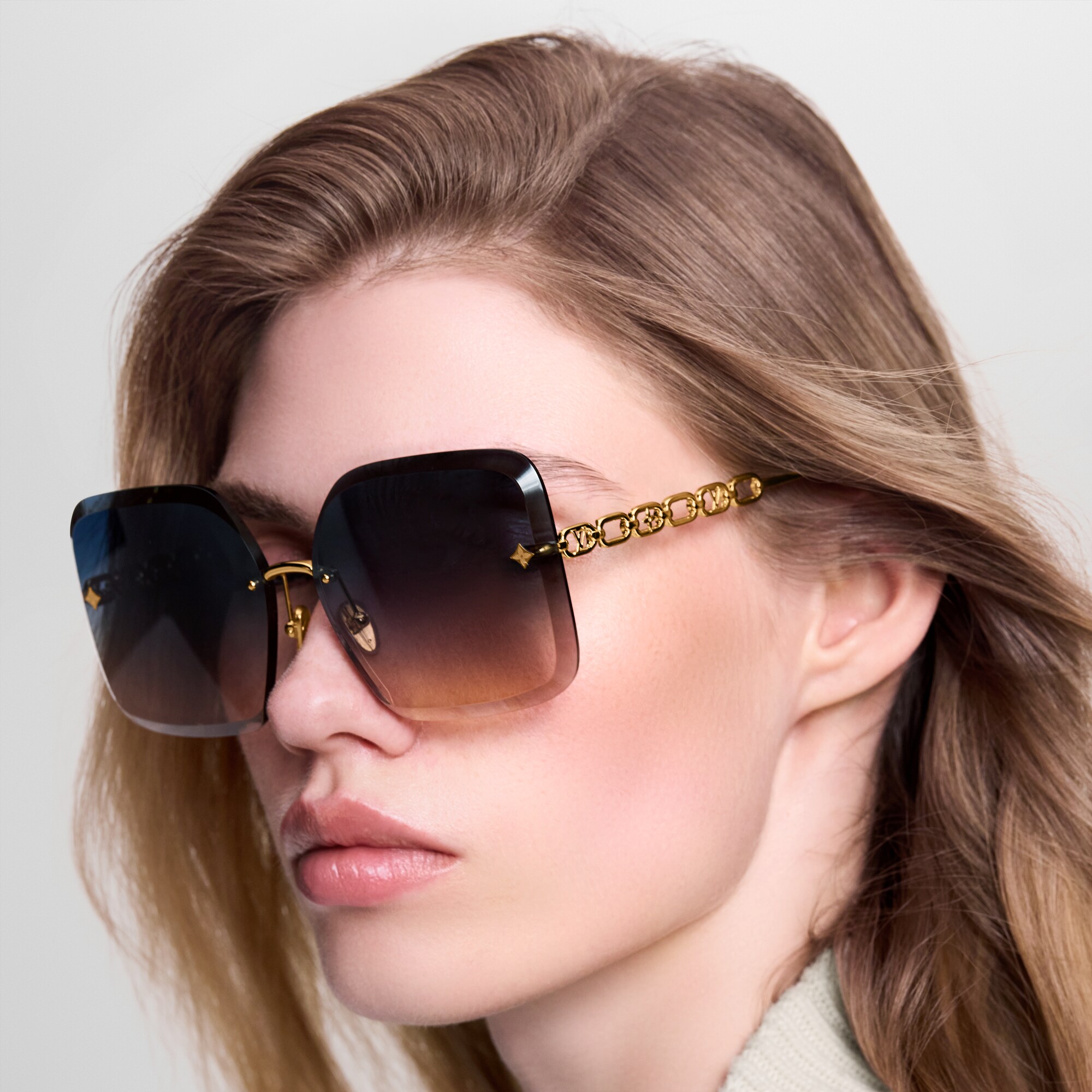 LV Jewel Square Sonnenbrille S00 Damen Accessoires Sonnenbrillen | LOUIS VUITTON (Zoom)