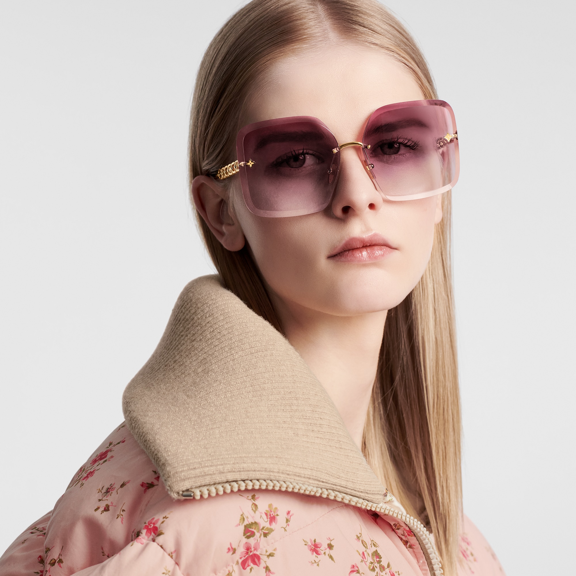 LV Jewel Square Sonnenbrille S00 Damen Accessoires Sonnenbrillen | LOUIS VUITTON (Zoom)