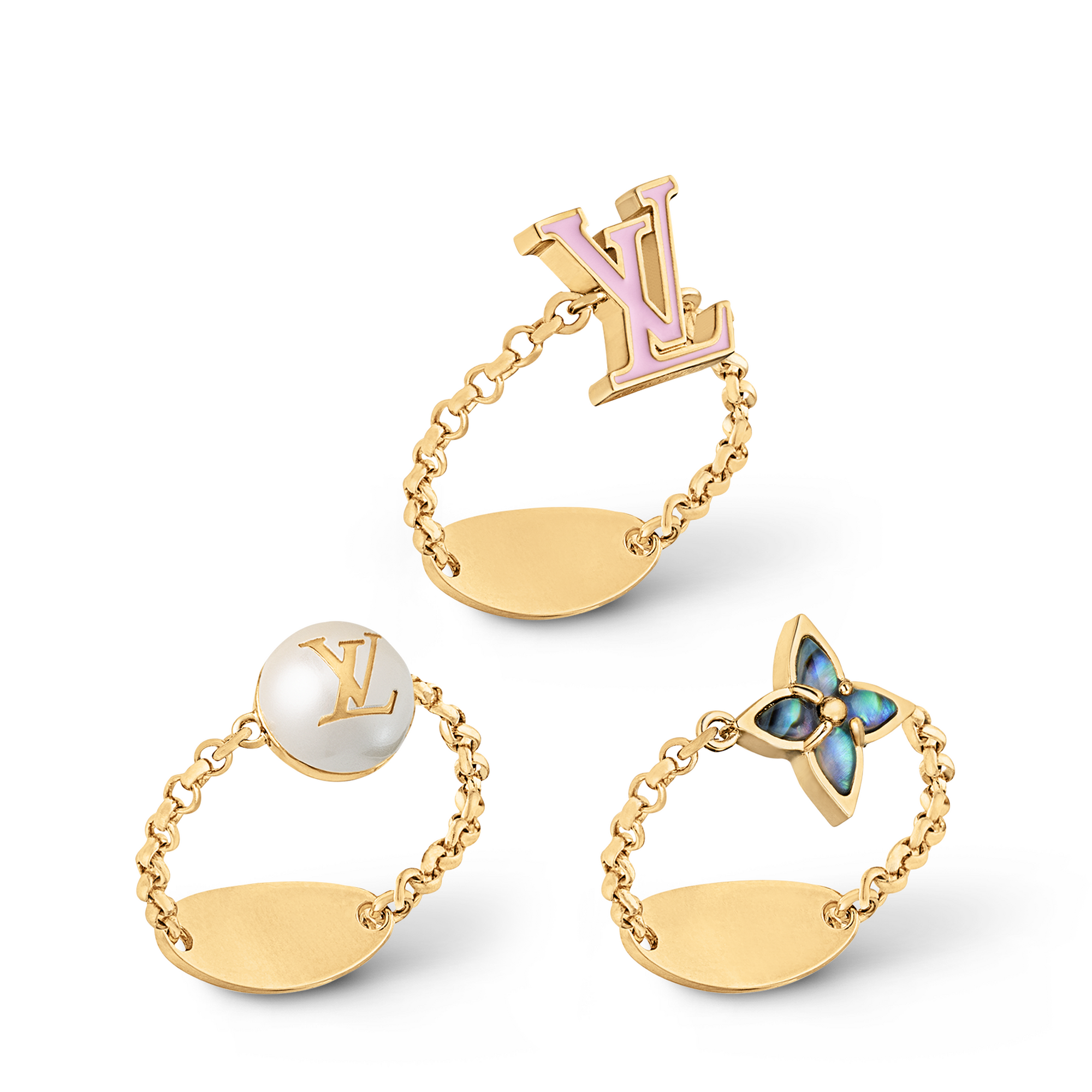 LV Layer Set mit Ringen S00 Damen Modeschmuck Alle Modeschmuckstücke | LOUIS VUITTON (Zoom)