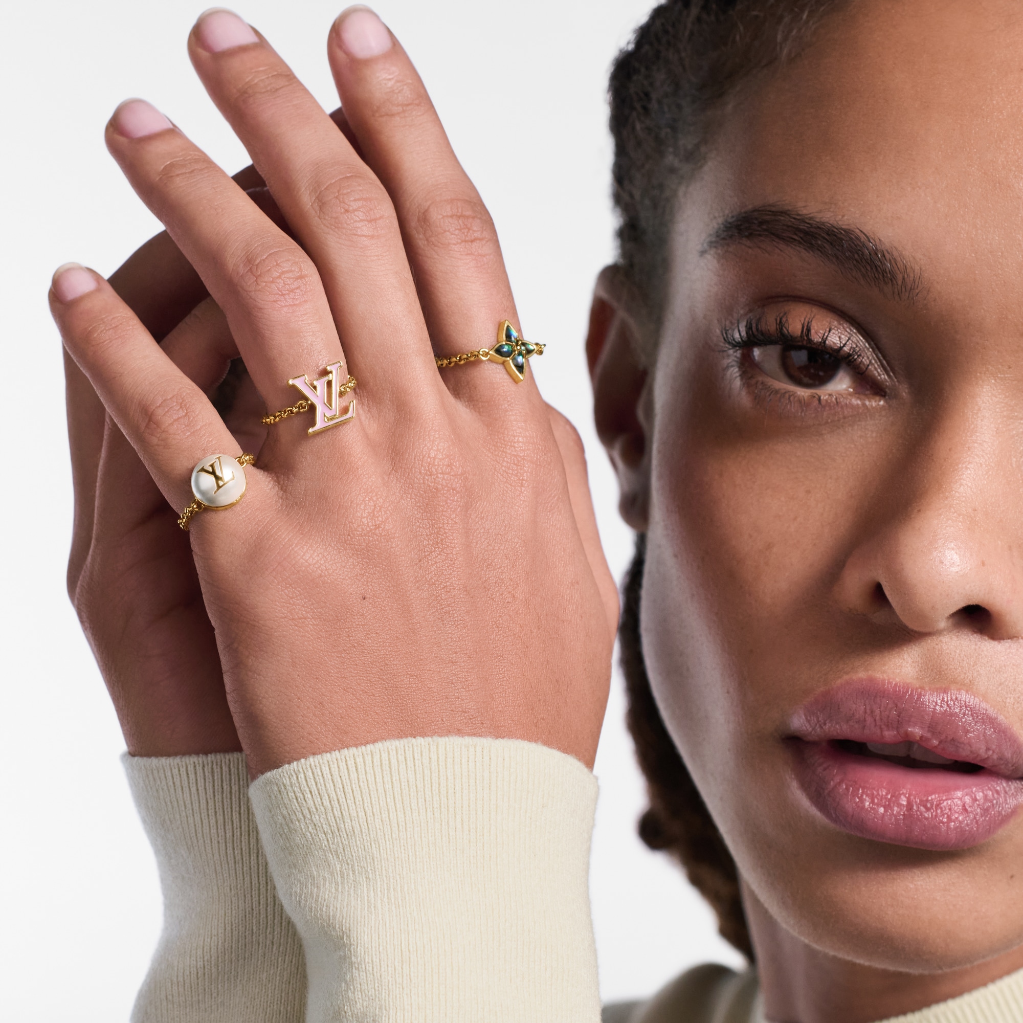 LV Layer Set mit Ringen S00 Damen Modeschmuck Alle Modeschmuckstücke | LOUIS VUITTON (Zoom)