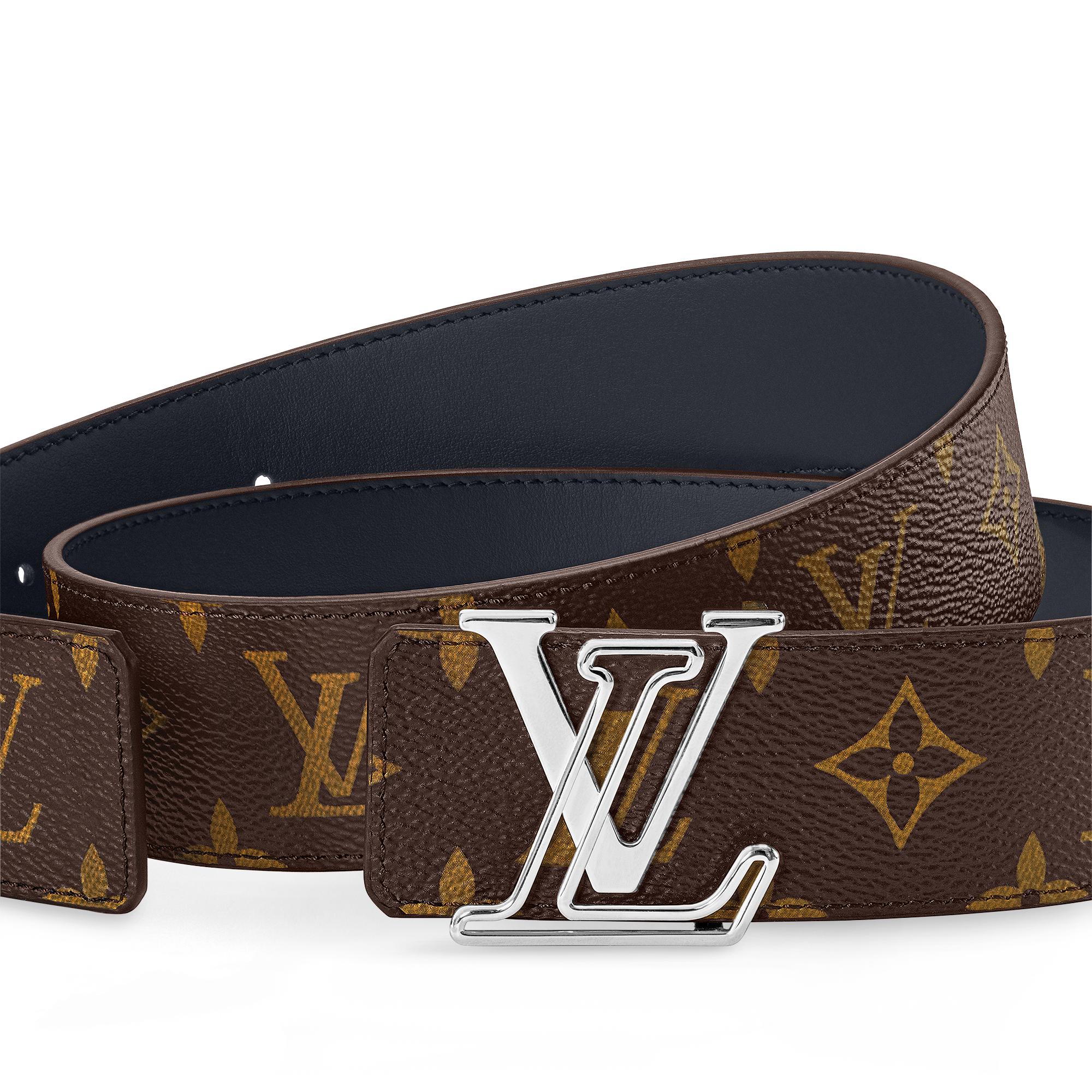 LV Line Wendegürtel 40 mm Monogram Canvas Herren Accessoires Gürtel | LOUIS VUITTON (Zoom)