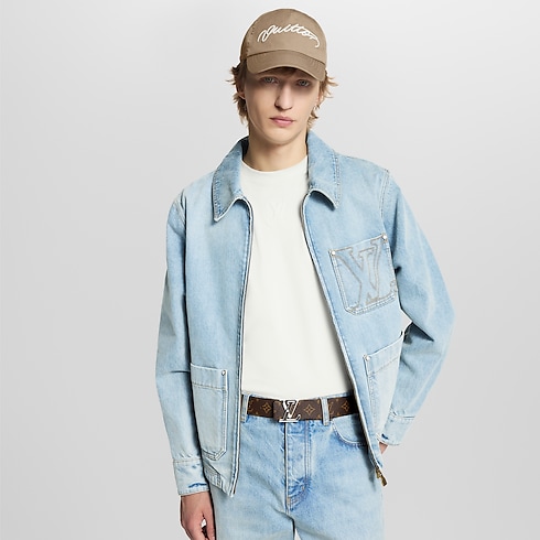 LV Line Wendegürtel 40 mm Monogram Canvas Herren Accessoires Gürtel | LOUIS VUITTON (Zoom)