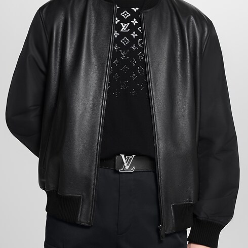 LV Line Wendegürtel 40 mm Monogram Eclipse Canvas Herren Accessoires Gürtel | LOUIS VUITTON (Zoom)