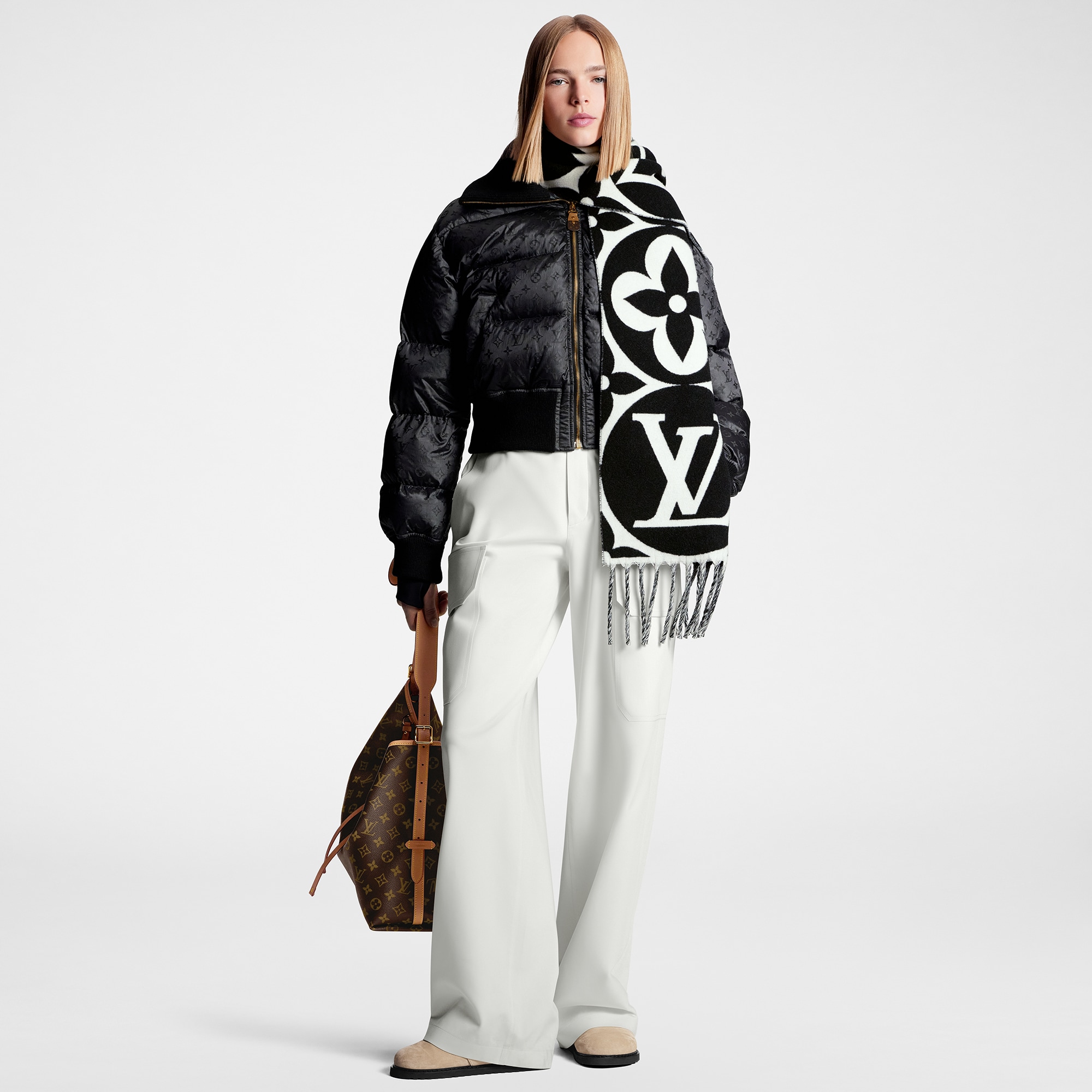 LV Medallion Schal S00 Damen Accessoires Schals | LOUIS VUITTON (Zoom)