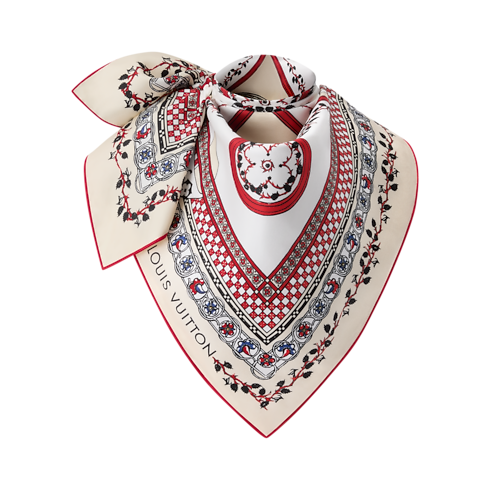 LV Medieval Flowers Carré 90 S00 Damen Accessoires Seidentücher und Bandeaus | LOUIS VUITTON (Zoom)