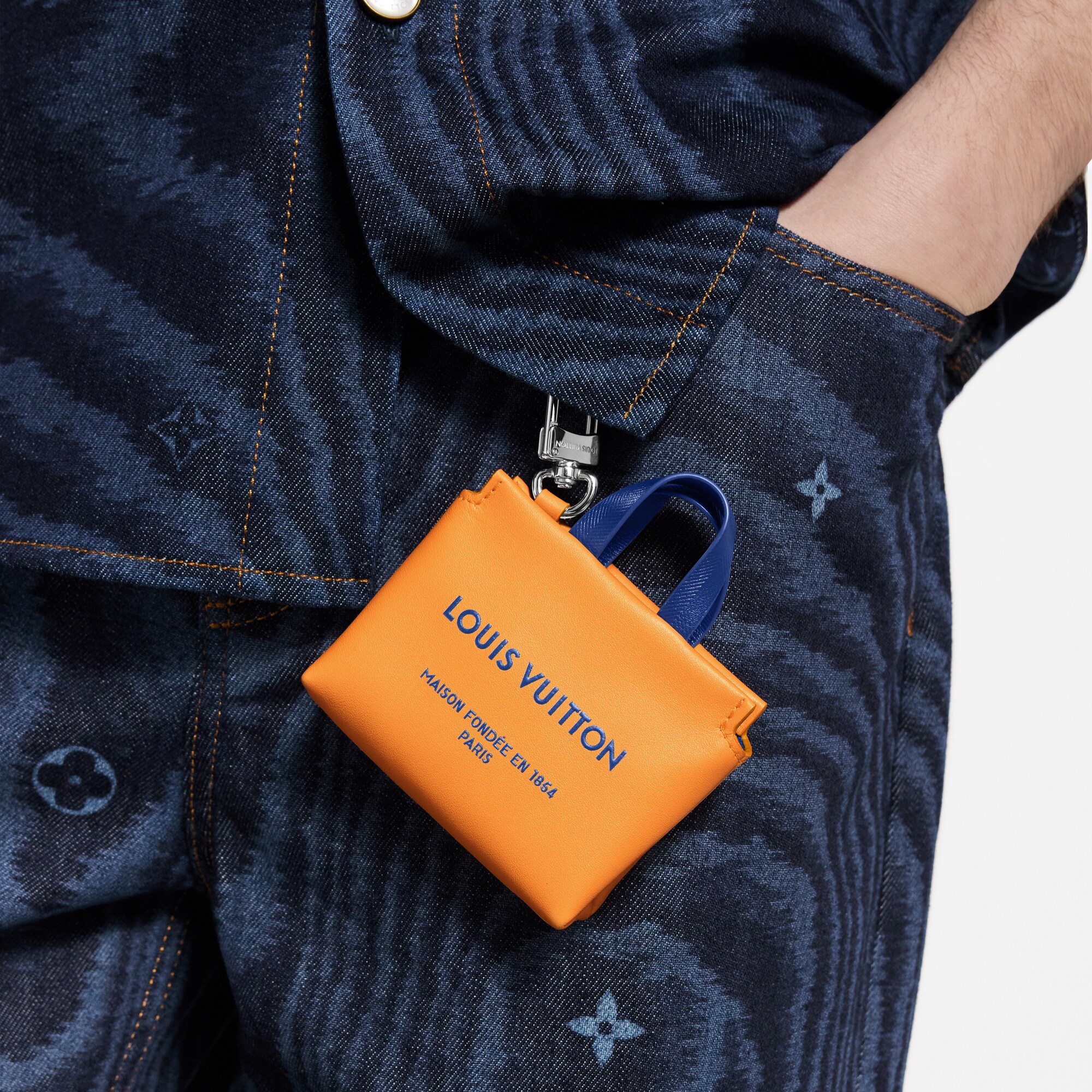 LV Mini Shopper Taschenschmuck S00 Herren Accessoires Schlüsselanhänger und Taschenschmuck | LOUIS VUITTON (Zoom)