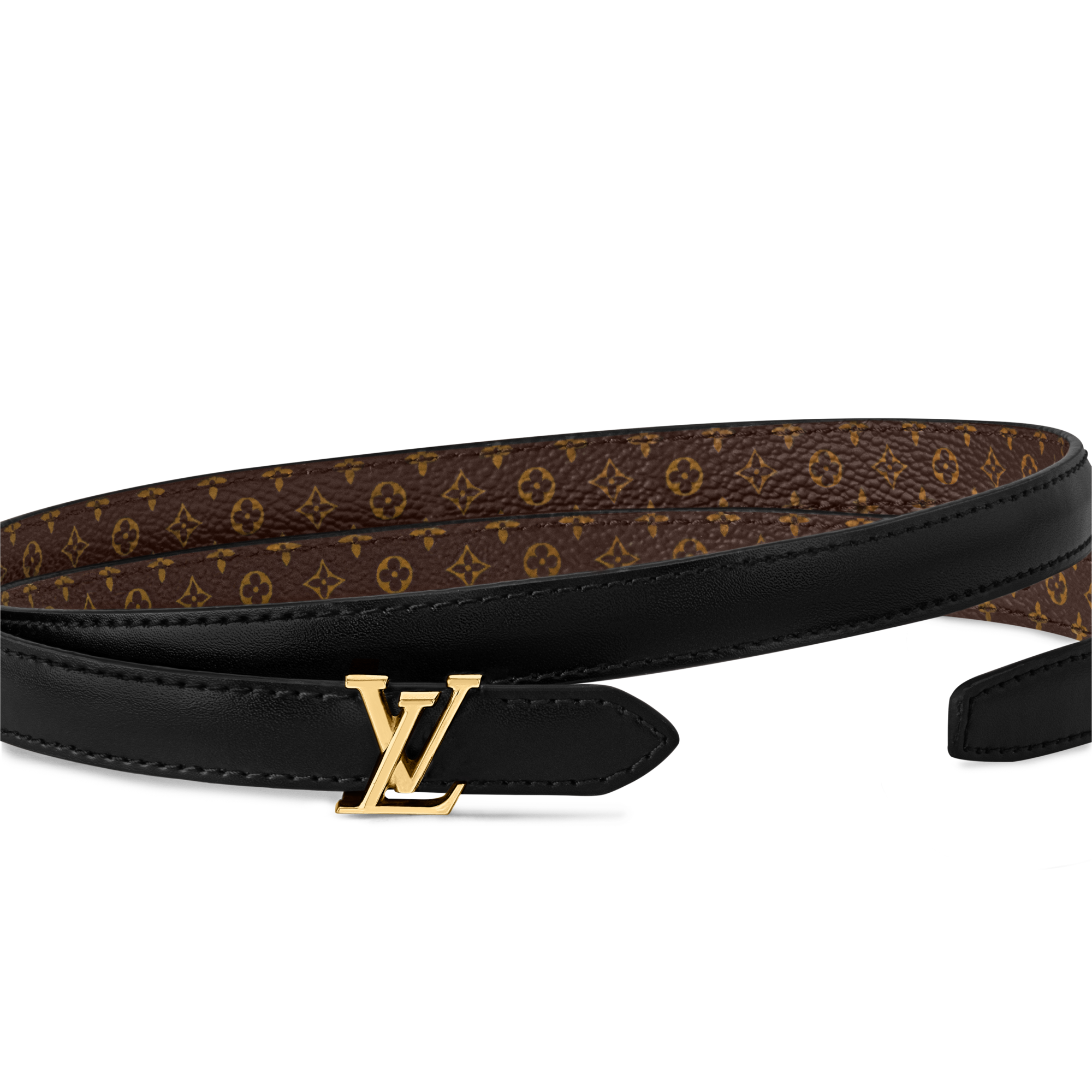 LV Mini Wendegürtel 15 mm Monogram Canvas Damen Accessoires Gürtel | LOUIS VUITTON (Zoom)