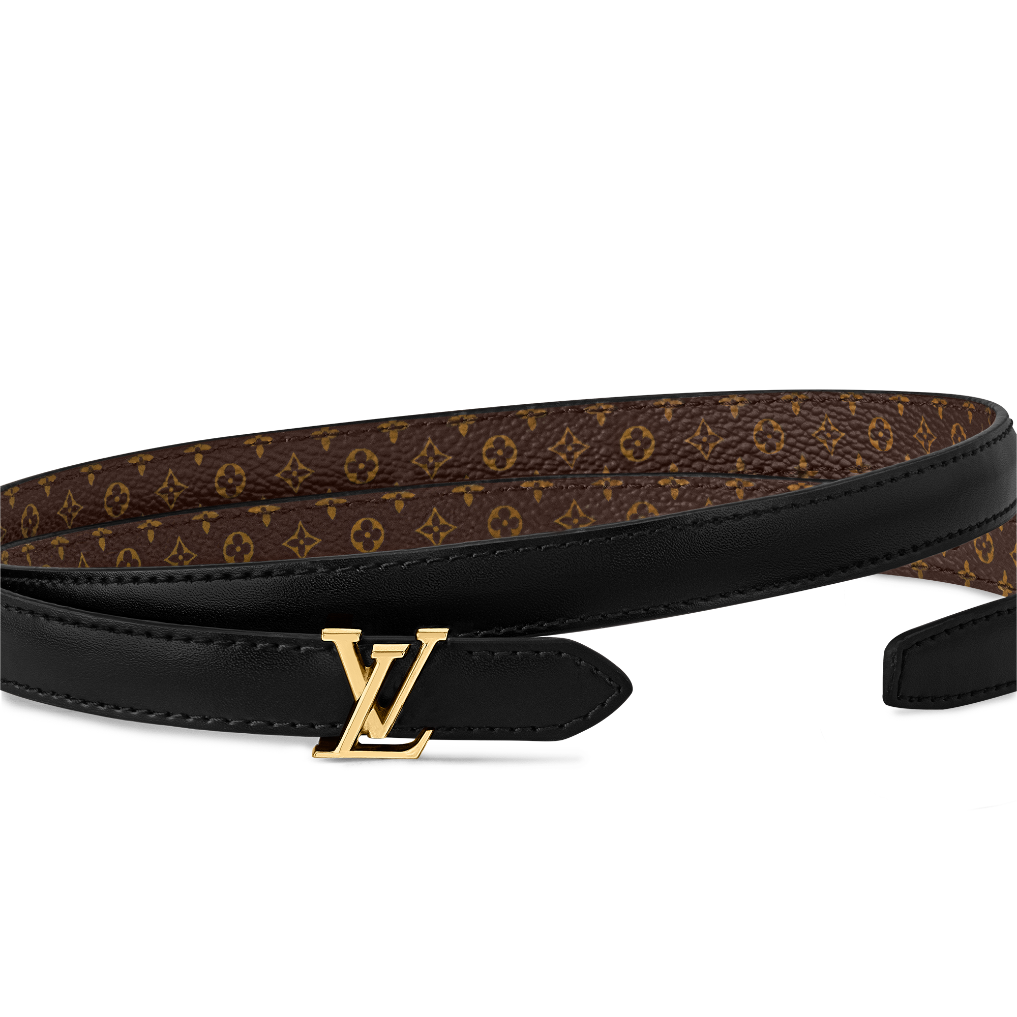 LV Mini Wendegürtel 15 mm Monogram Canvas Damen Accessoires Gürtel | LOUIS VUITTON (Zoom)