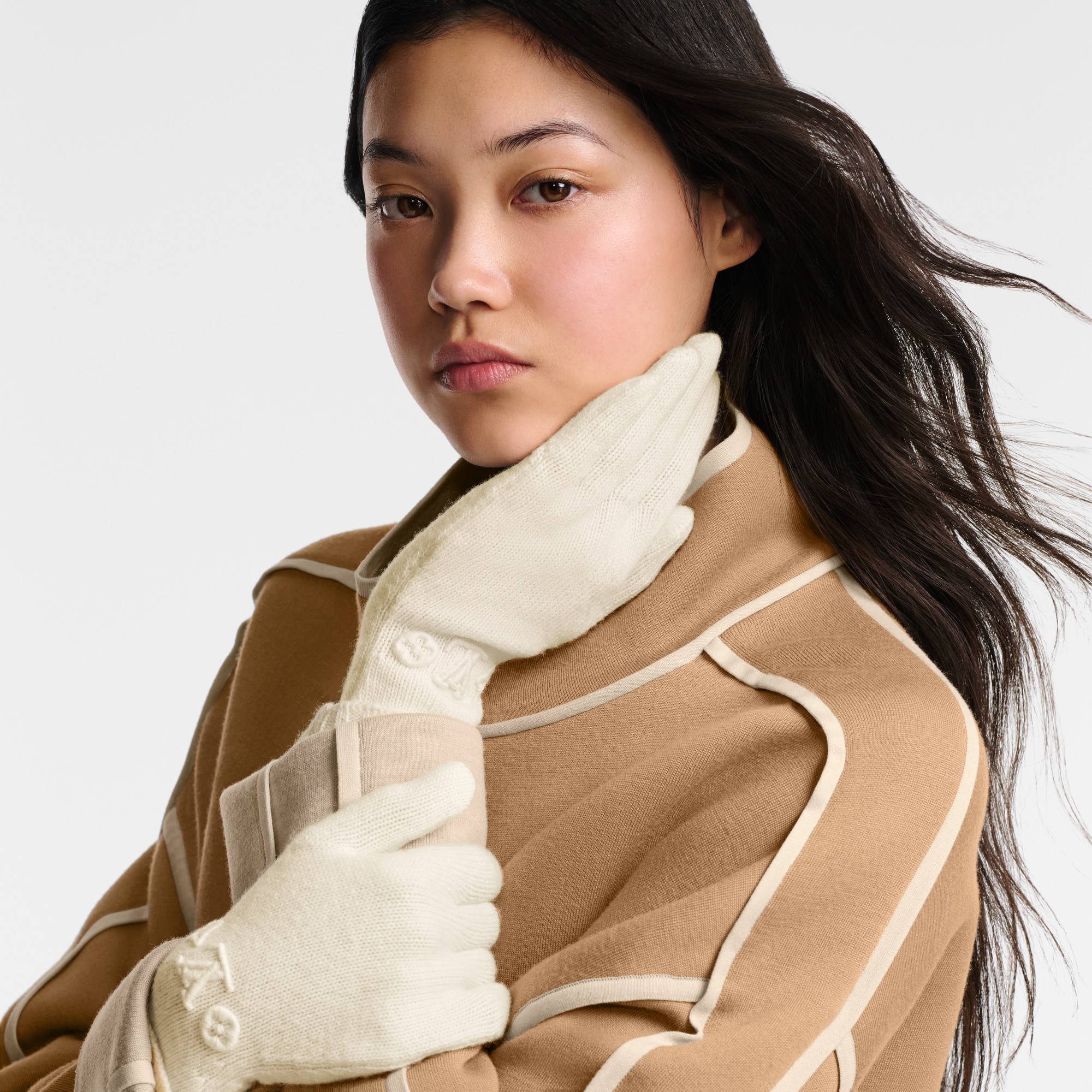 LV Monogram 3D Handschuhe S00 Damen Accessoires Hüte & Mützen | LOUIS VUITTON (Zoom)