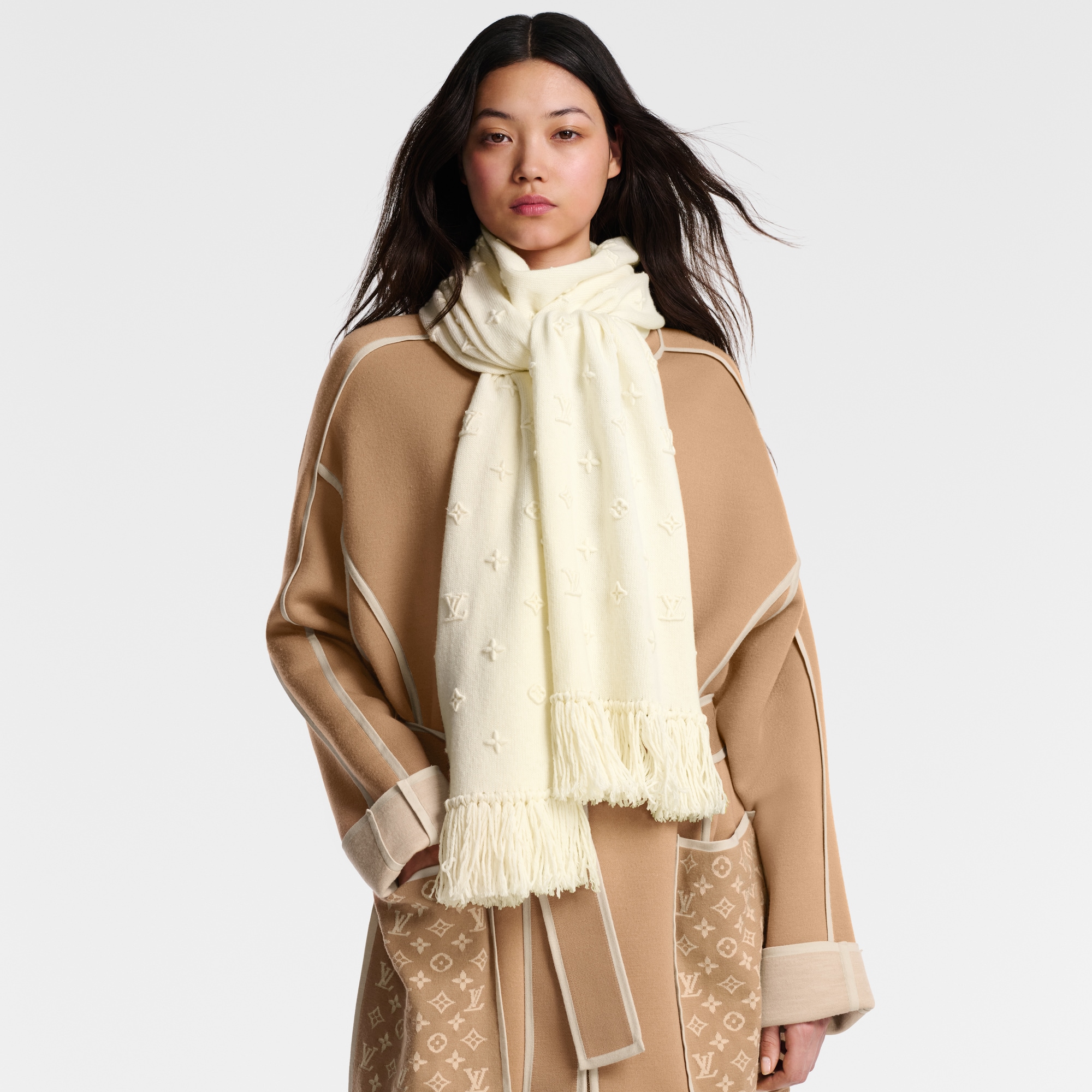 LV Monogram 3D Schal S00 Damen Accessoires Schals | LOUIS VUITTON (Zoom)
