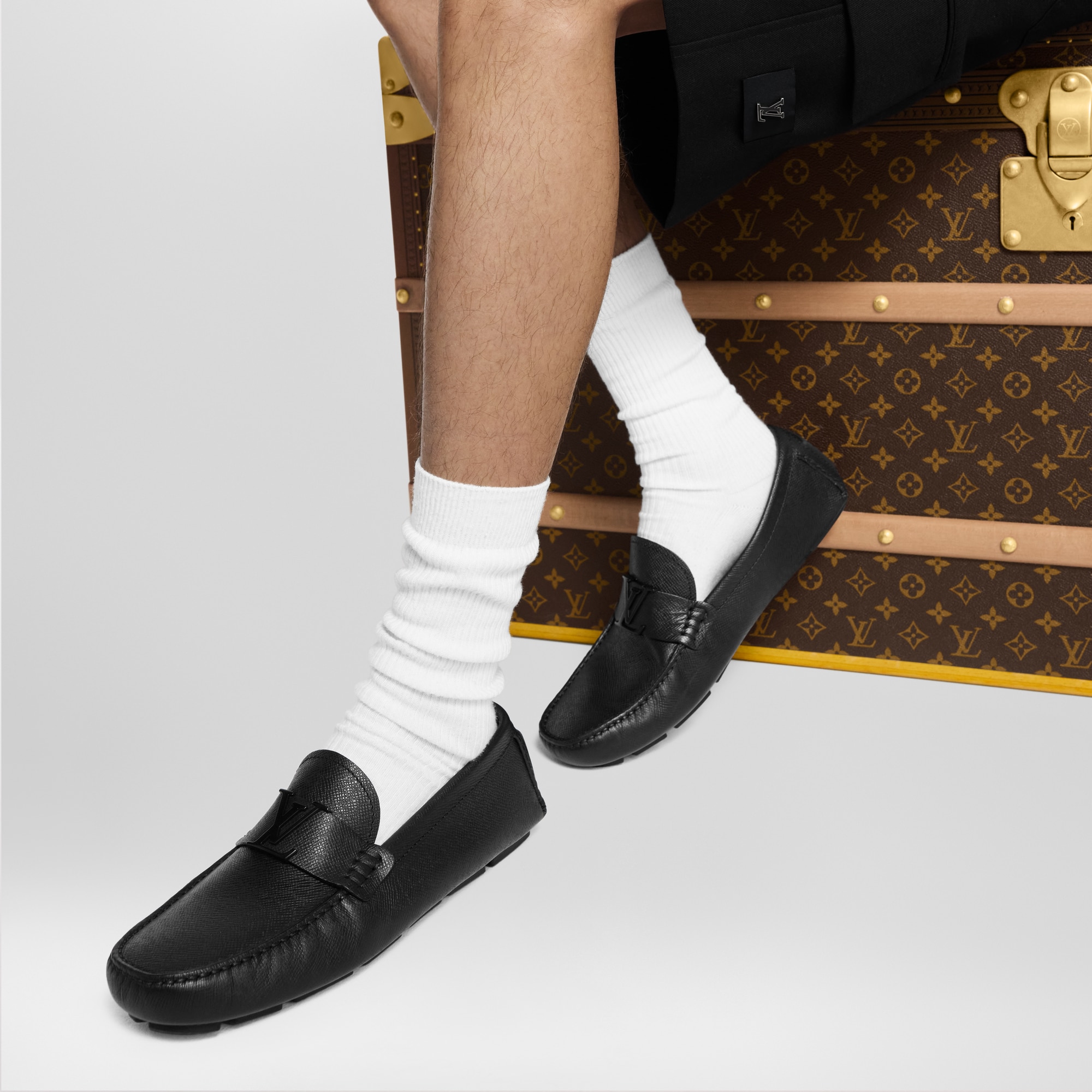 LV Monza Taiga Mokassin  Herren Schuhe Loafers und Mokassins | LOUIS VUITTON (Zoom)