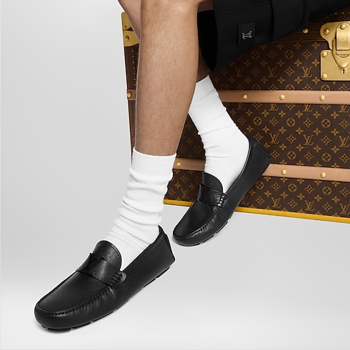 LV Monza Taiga Mokassin Herren Schuhe Loafers und Mokassins | LOUIS VUITTON (Zoom)