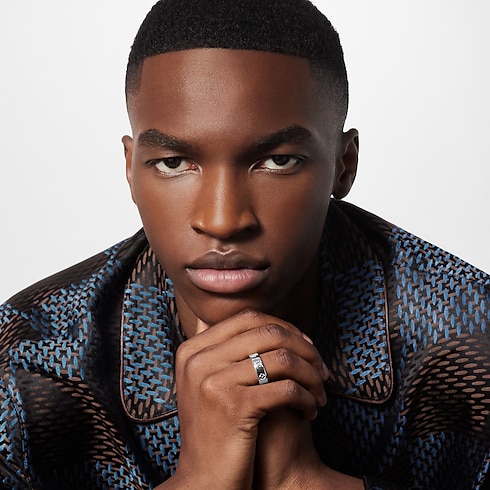 LV Mosaic Thin Ring S00 Herren Modeschmuck Ringe | LOUIS VUITTON (Zoom)