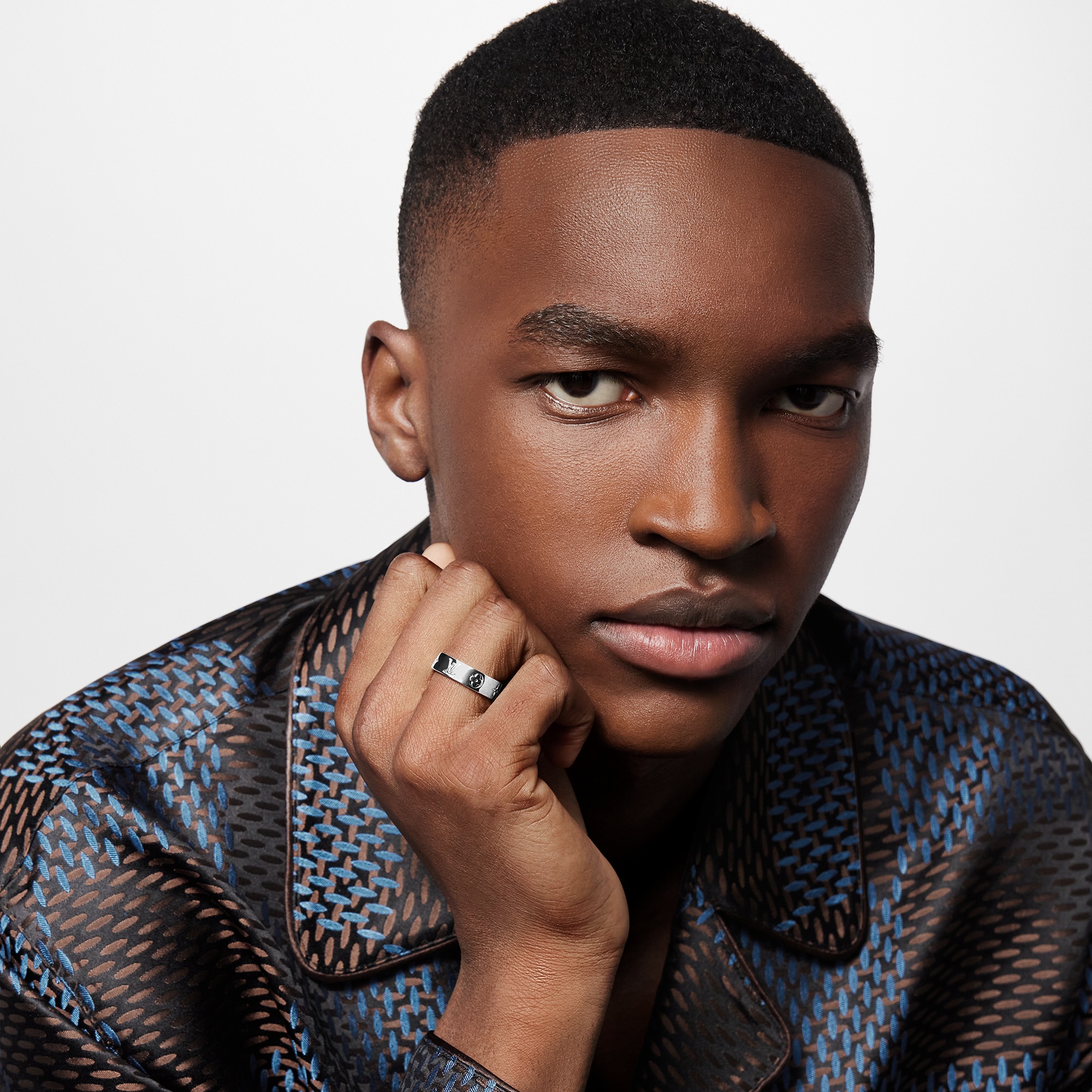 LV Mosaic Thin Ring S00 Herren Modeschmuck Ringe | LOUIS VUITTON (Zoom)